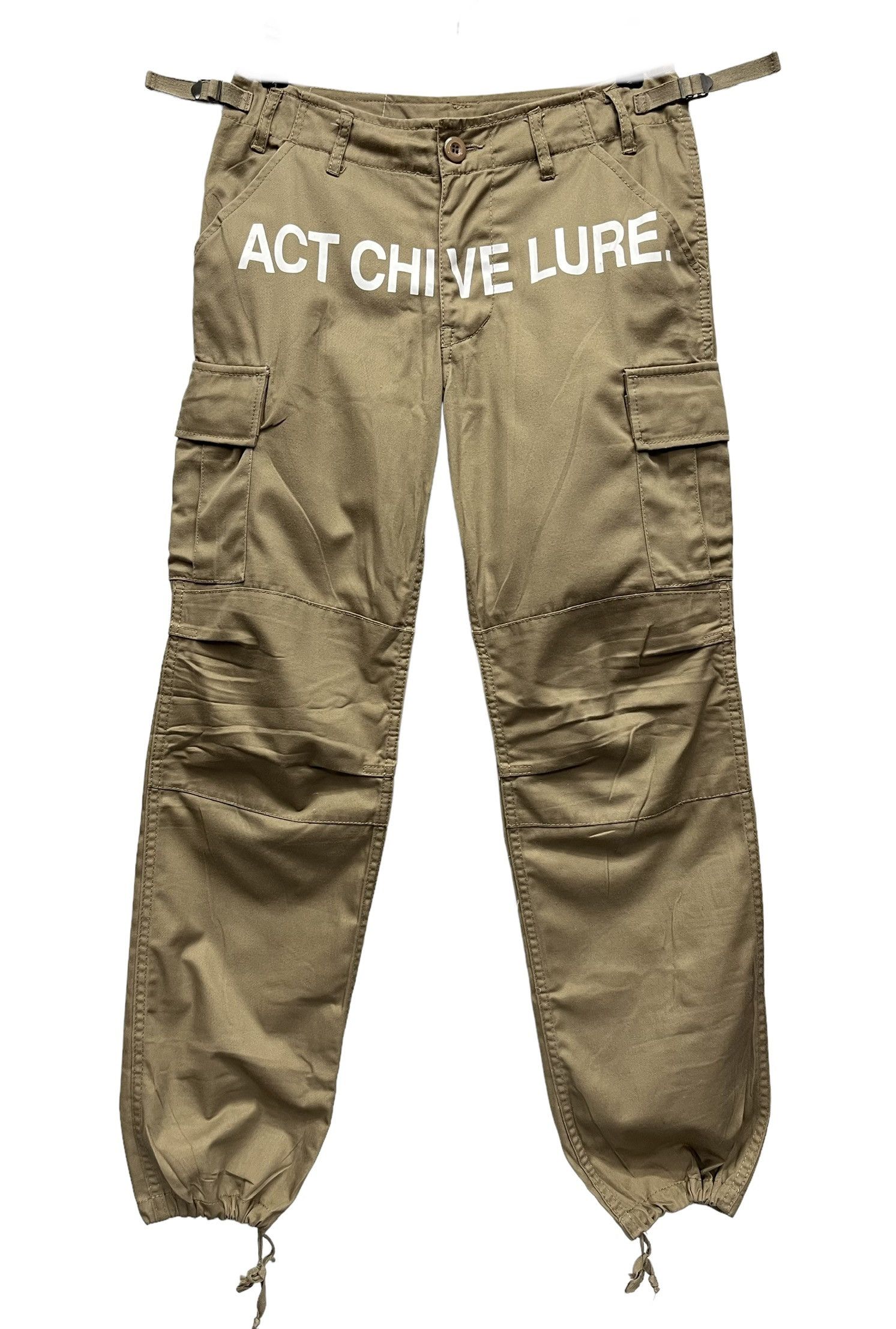 Japanese Brand ACT CHIVE LURE by Redark Poly-Cotton Cargo Pants Size US 29 - 1 Thumbnail
