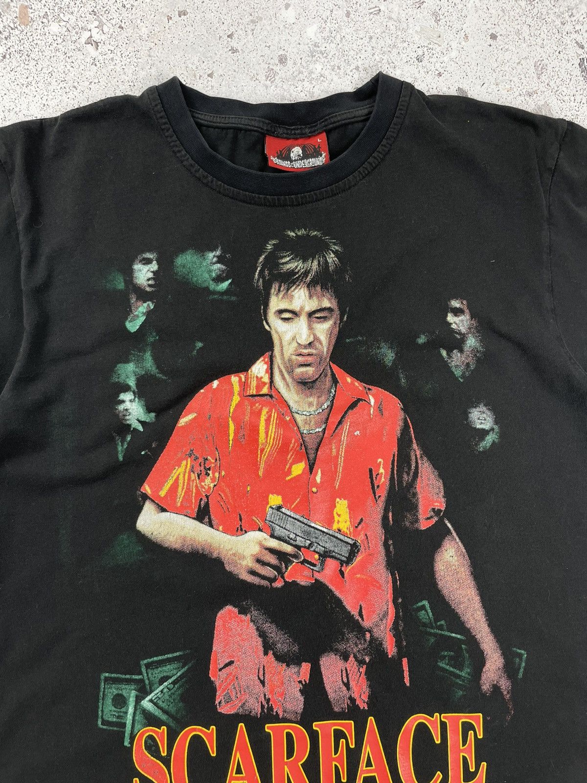 Vintage 90’s Vintage Scarface “Money Power Woman” Tee T-Shirt Size US L / EU 52-54 / 3 - 2 Thumbnail