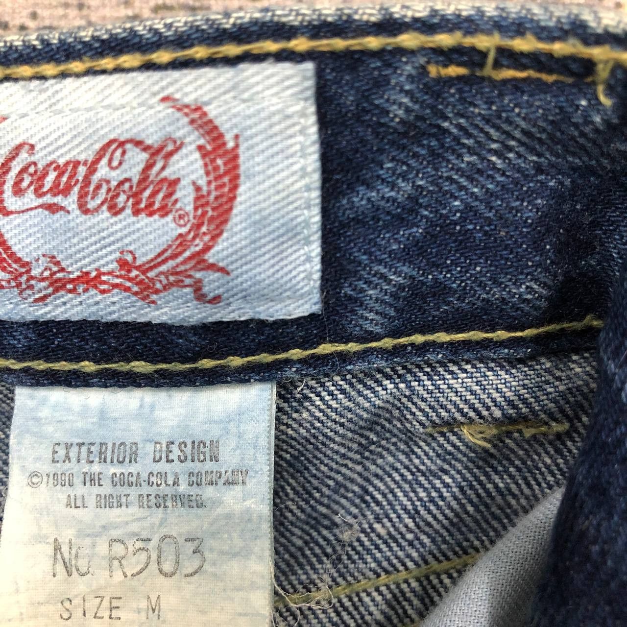 Coca Cola P25 VTG 90s COCA COLA HIGH WAIST SKINNY JEANS sz M Size 26" / US 2 / IT 38 - 8 Thumbnail