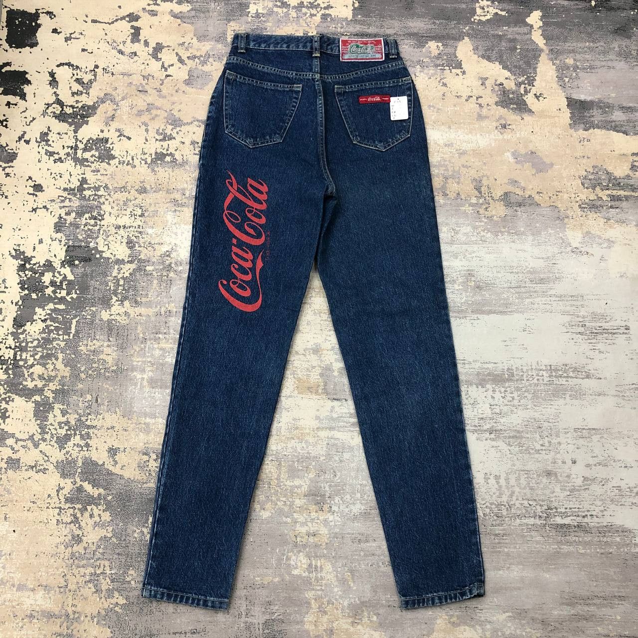 Coca Cola P25 VTG 90s COCA COLA HIGH WAIST SKINNY JEANS sz M Size 26" / US 2 / IT 38 - 2 Thumbnail