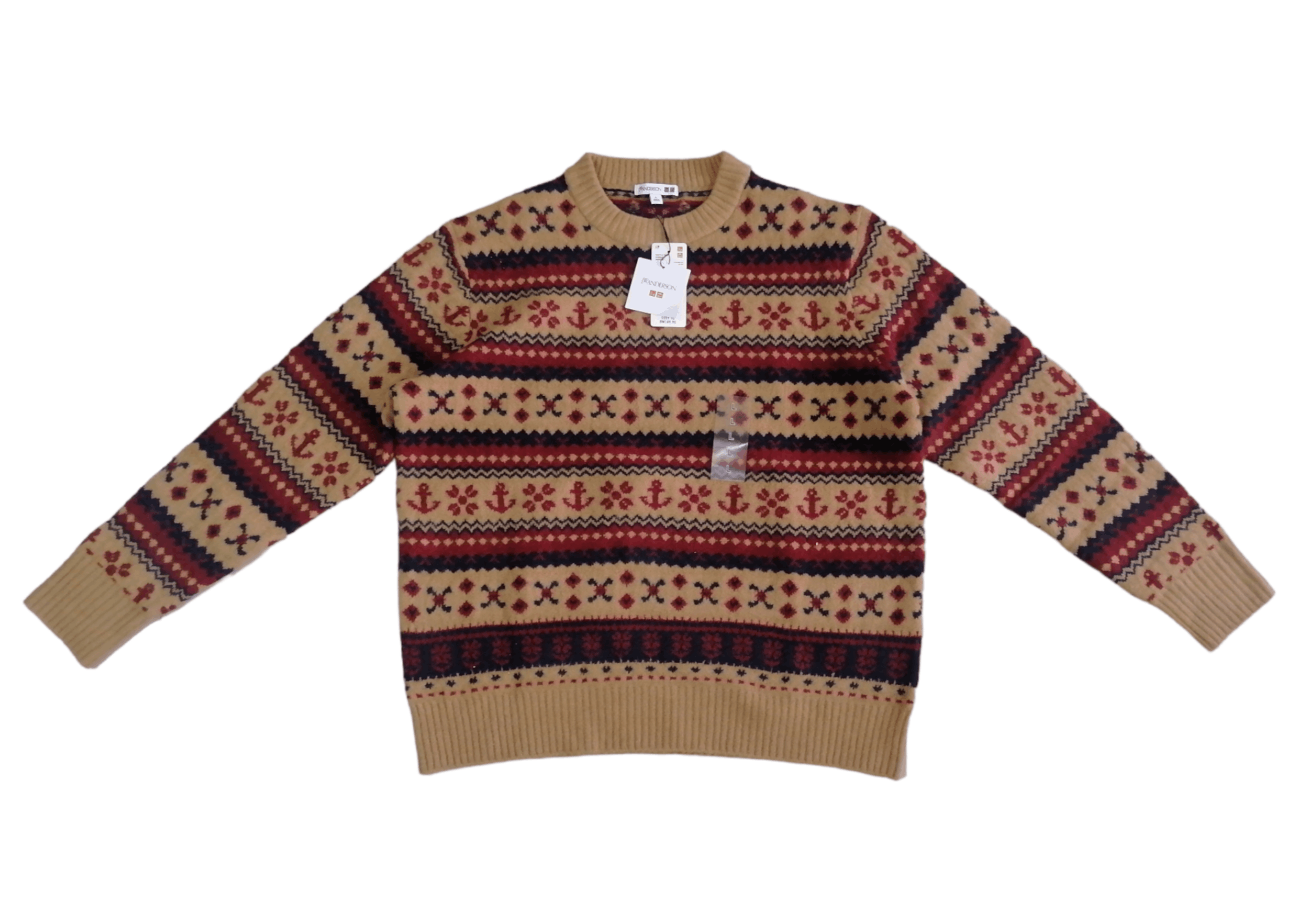 JW Anderson Uniqlo x JWA Souffle Yarn Fairisle Long Sleeve Sweater Size US L / EU 52-54 / 3 - 2 Thumbnail