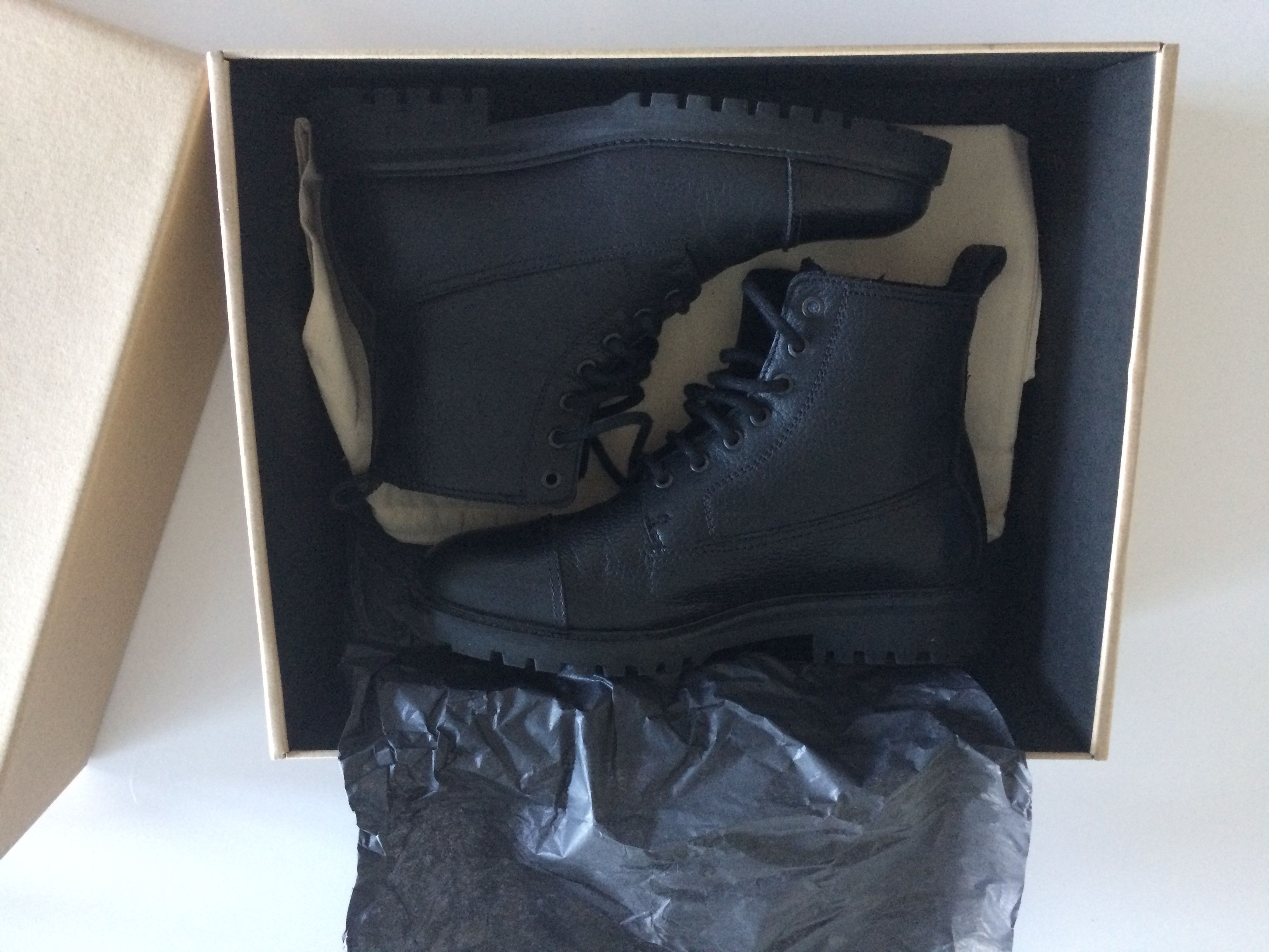image of Belstaff Black Alperton Boots, Men's (Size 8)