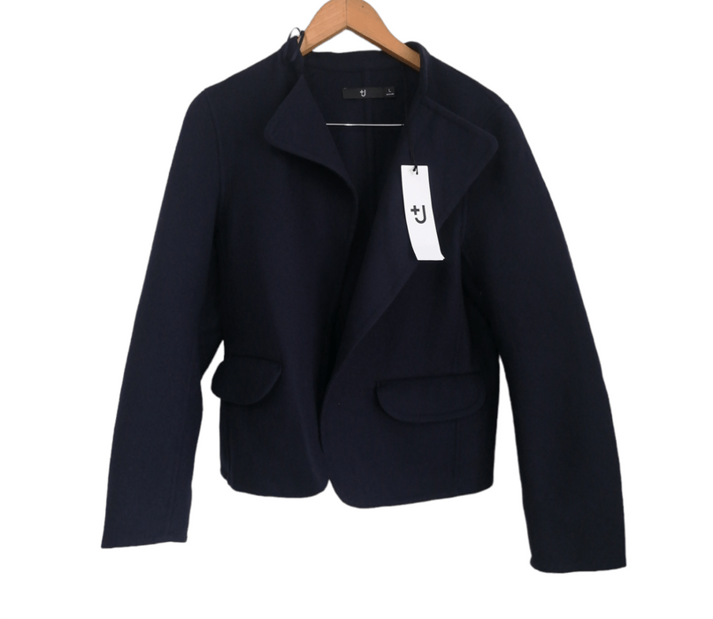 Uniqlo Rare Jil Sander +J Women Double Face Stand Collar Jacket Grailed