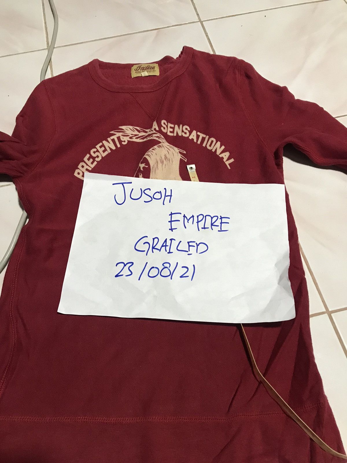 Indian Motorcycle × Toyo Enterprises INDIAN MOTORCYCLE BIG LOGOS Size US S / EU 44-46 / 1 - 7 Thumbnail