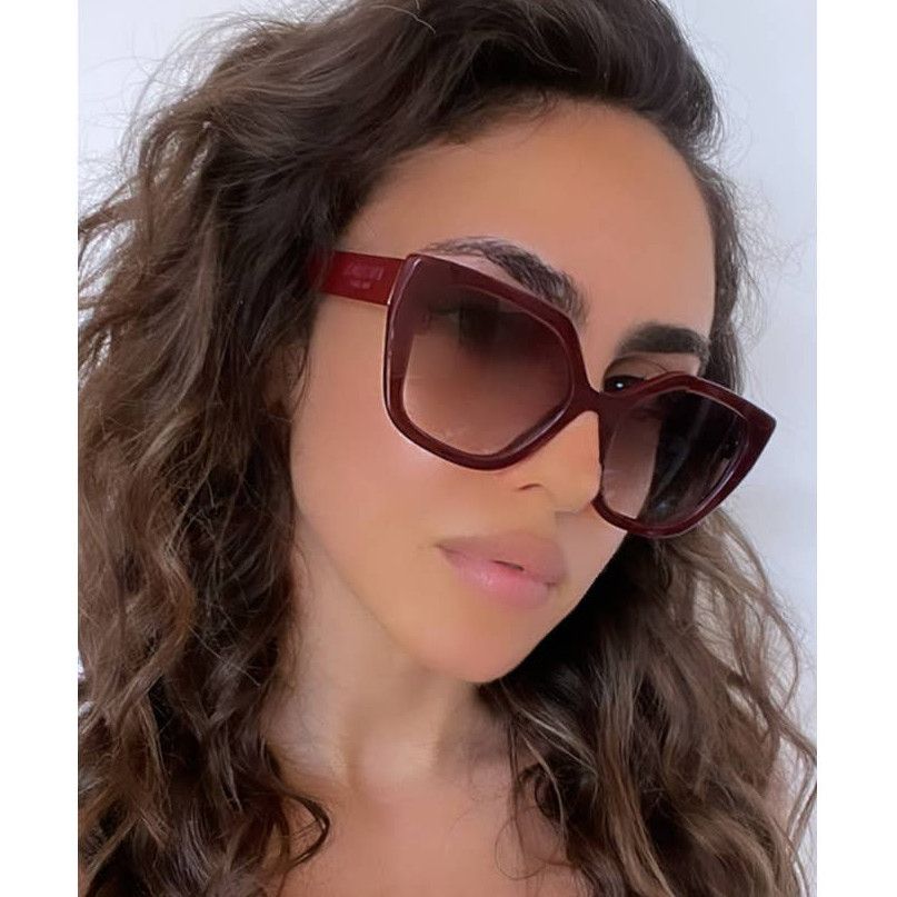 Prada burgundy sunglasses sales