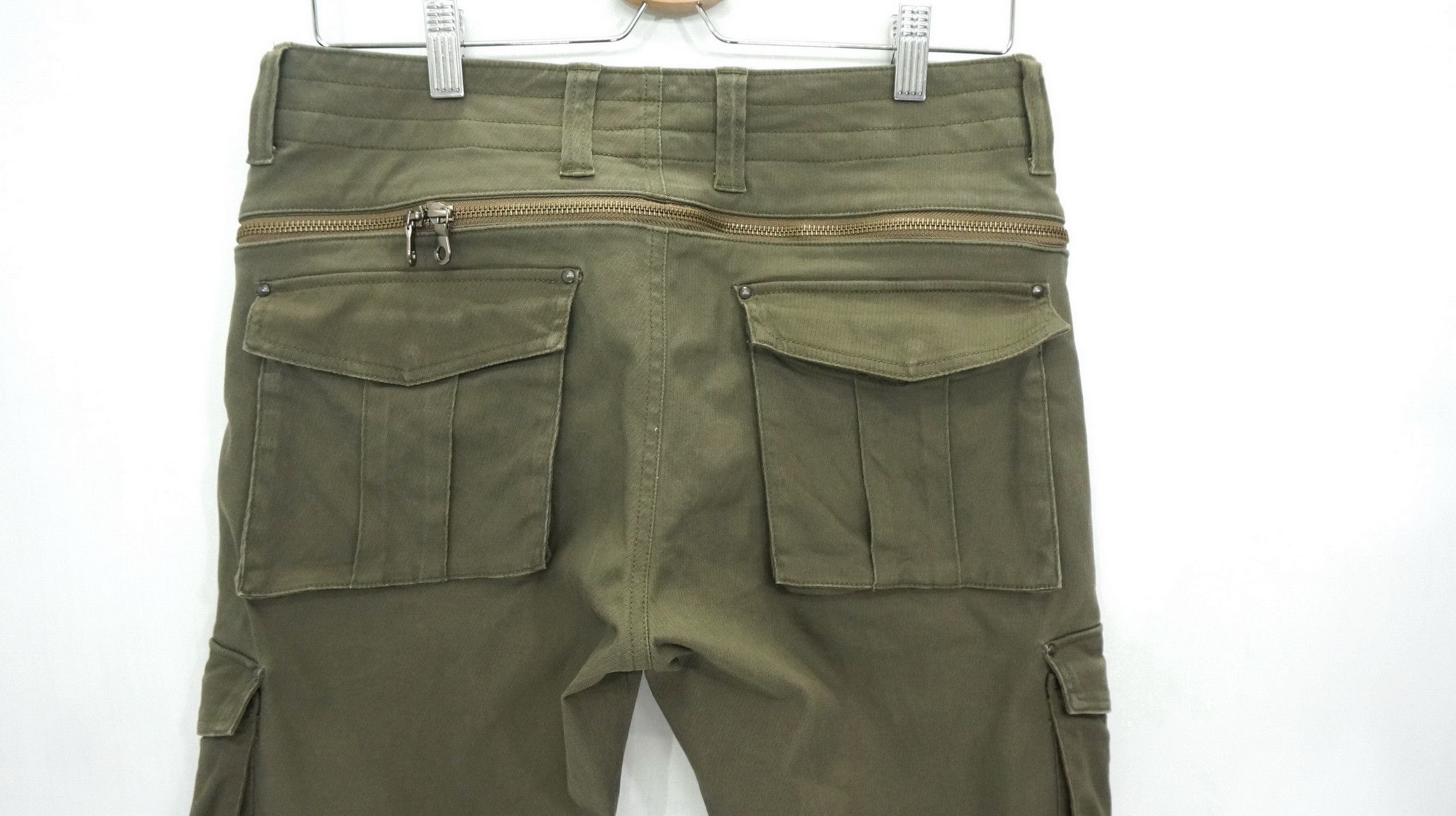 Boycott Dope! BOYCOTT Japan Long Back Zipper Slim Cargo Pant Size US 30 / EU 46 - 6 Thumbnail