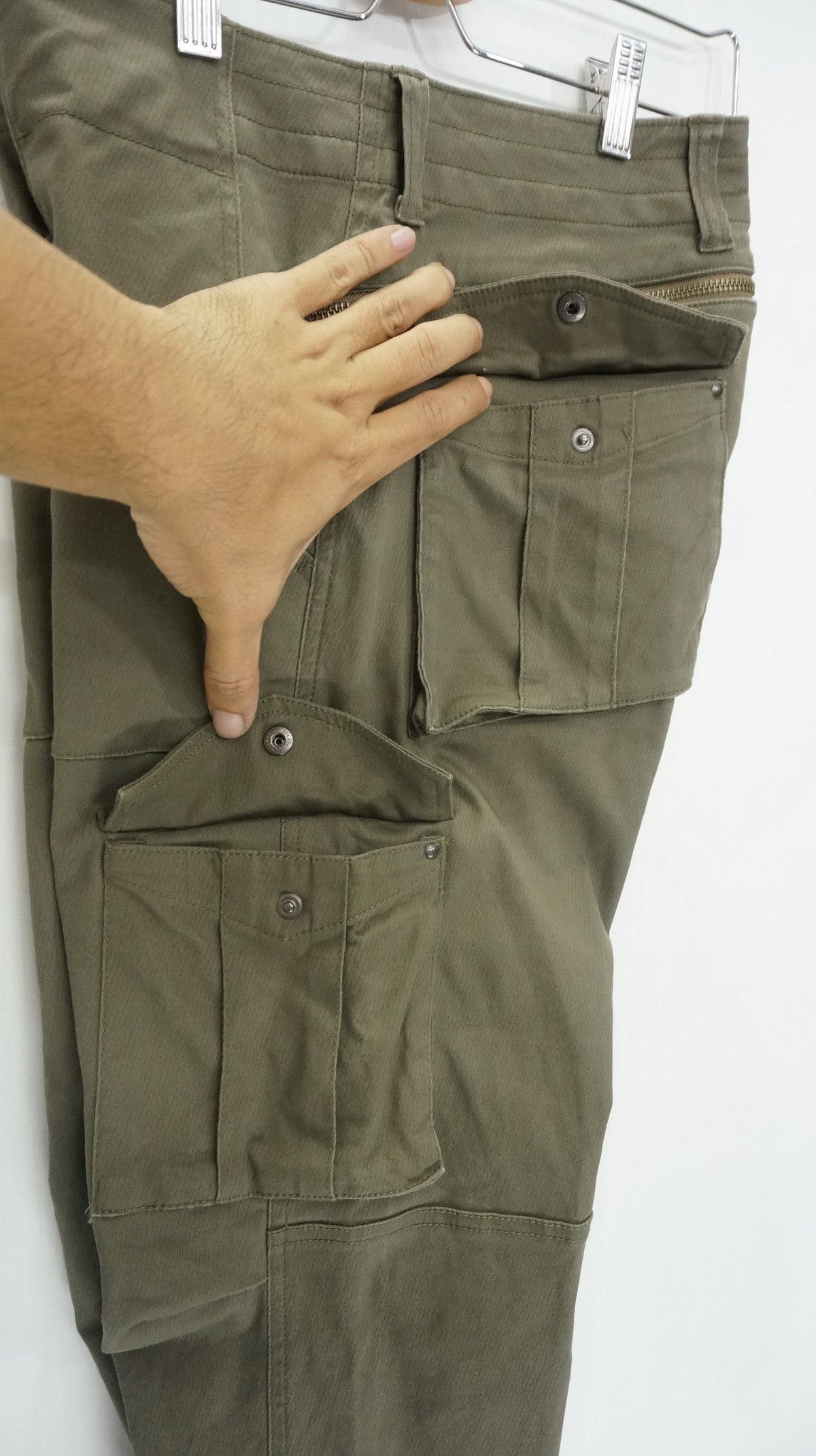 Boycott Dope! BOYCOTT Japan Long Back Zipper Slim Cargo Pant Size US 30 / EU 46 - 15 Thumbnail