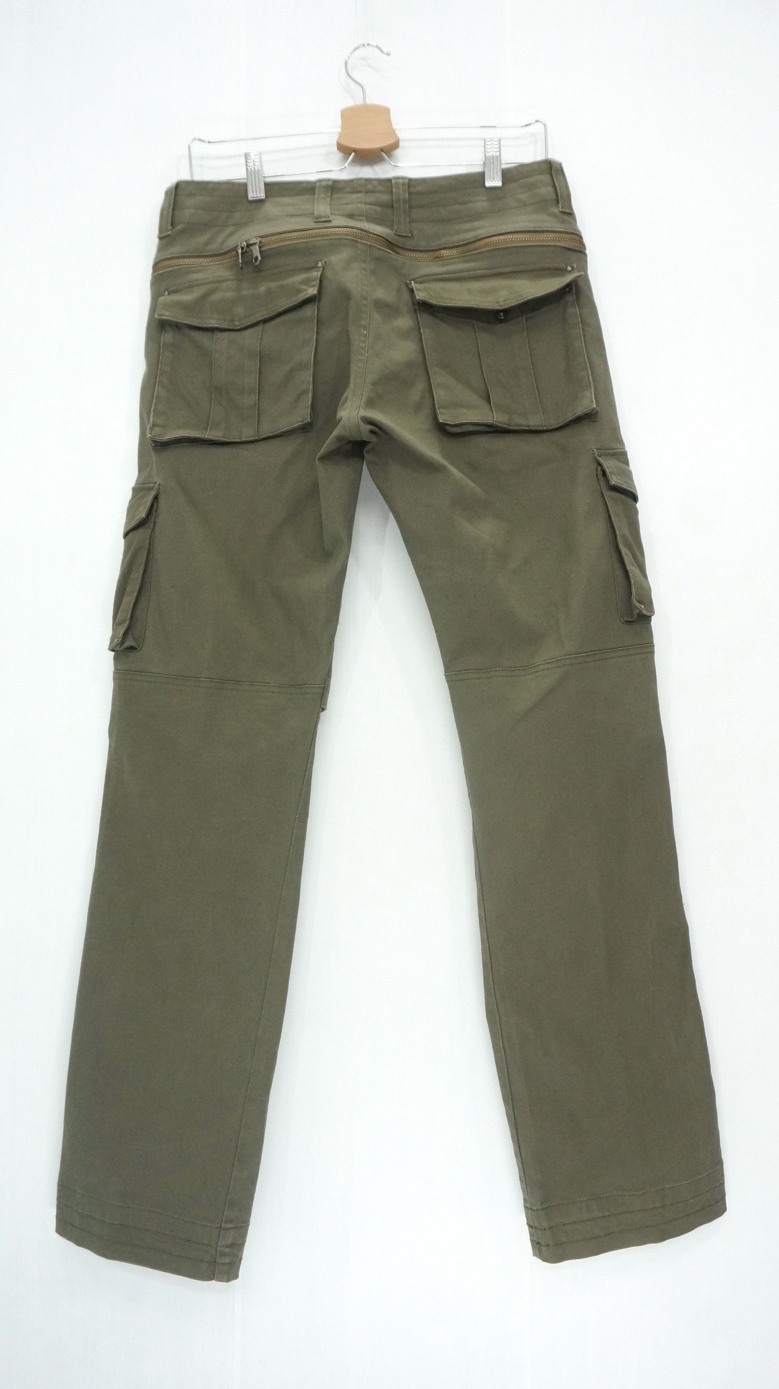 Boycott Dope! BOYCOTT Japan Long Back Zipper Slim Cargo Pant Size US 30 / EU 46 - 2 Thumbnail