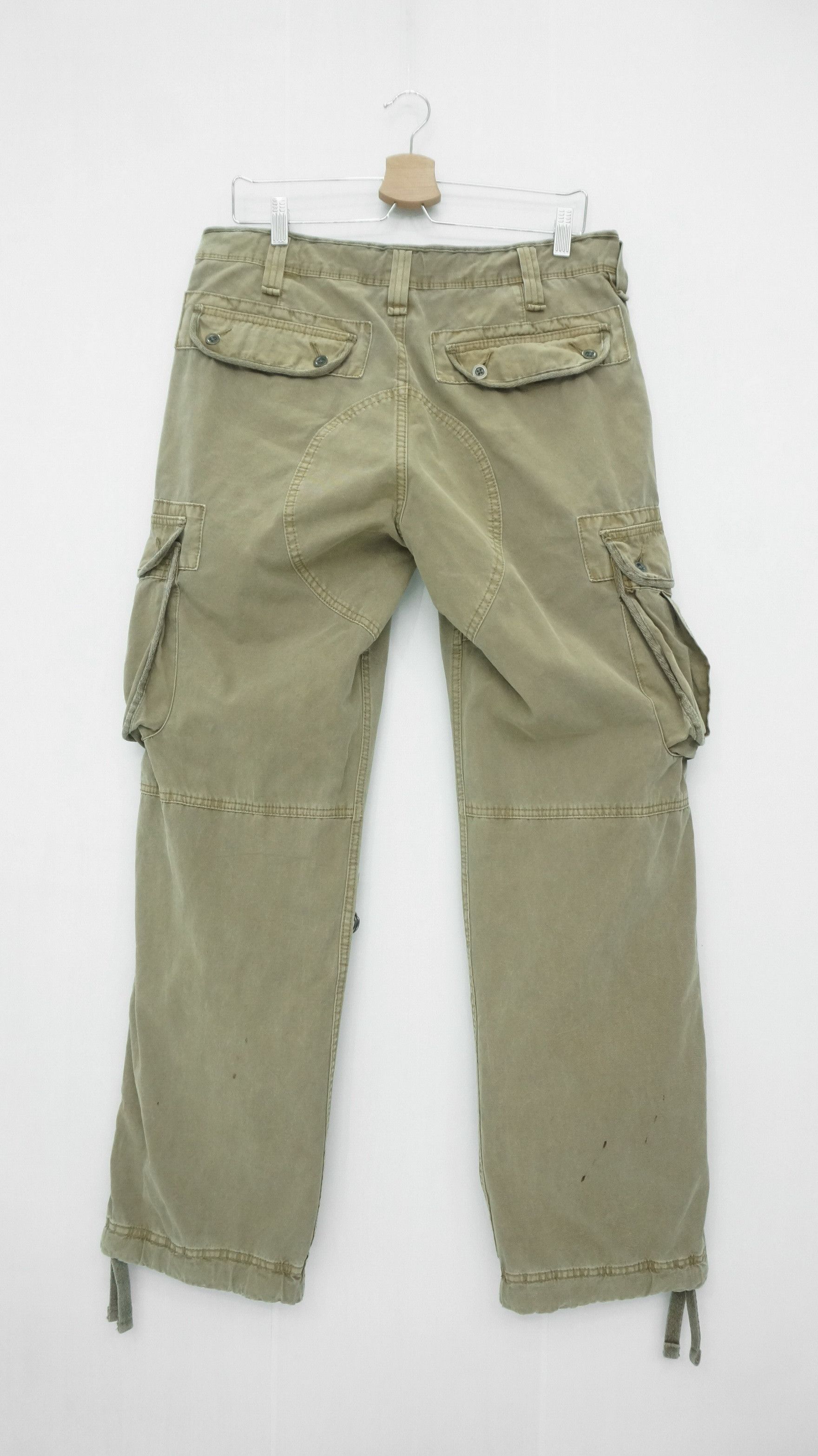 Japanese Brand × Uniqlo UNIQLO Worn out Multipocket Tactical Military RollUp Cargo Size US 32 / EU 48 - 4 Thumbnail
