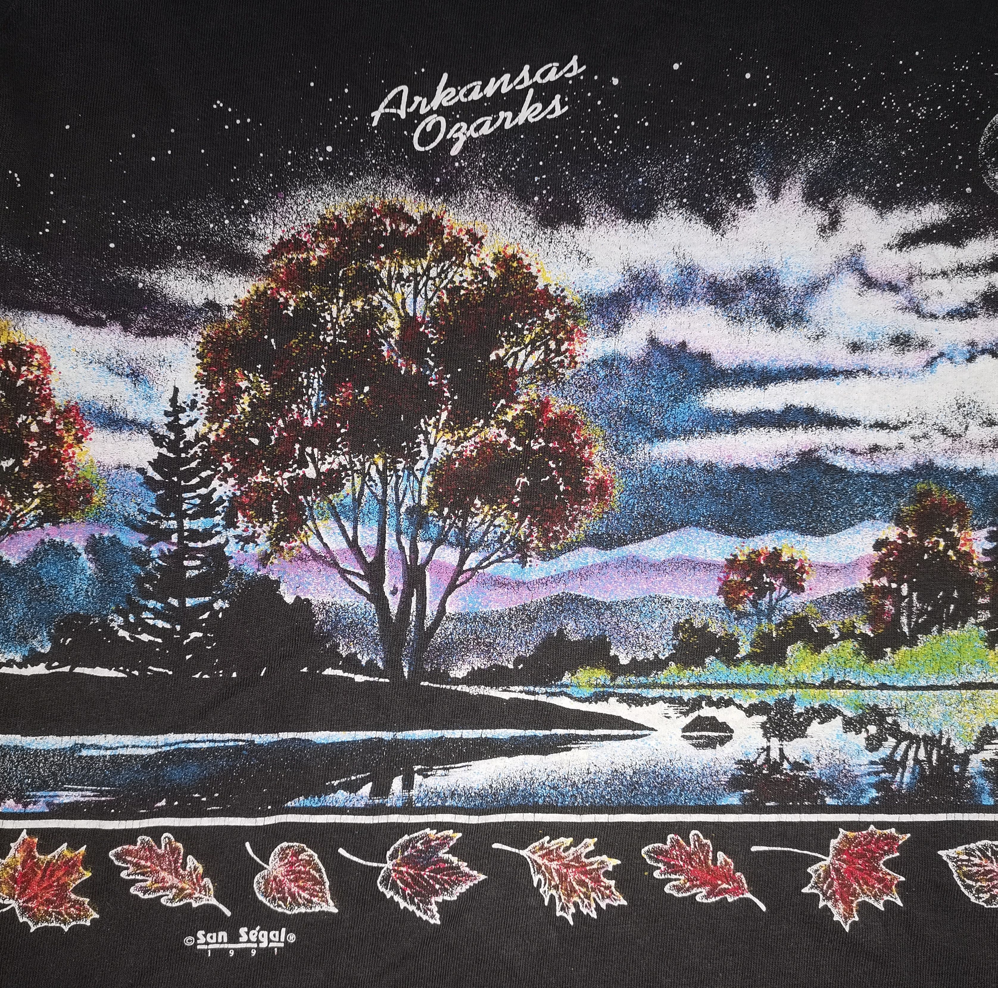VINTAGE SAN SE'GALA ©1991 ARKANSAS SHIRT