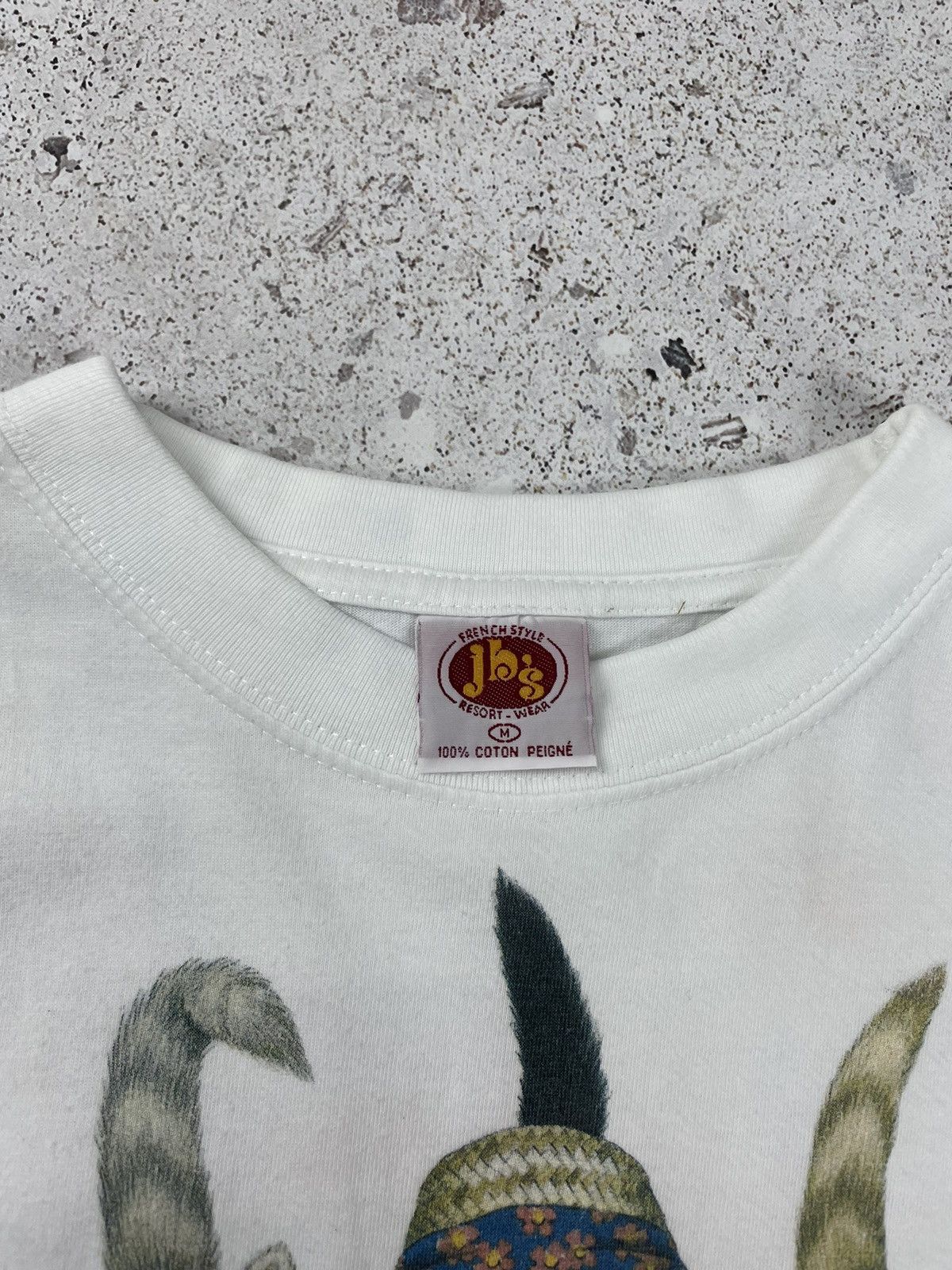Vintage 90’s Vintage Bob Harrison Graphic Cats Tee T-Shirt Size US M / EU 48-50 / 2 - 6 Thumbnail