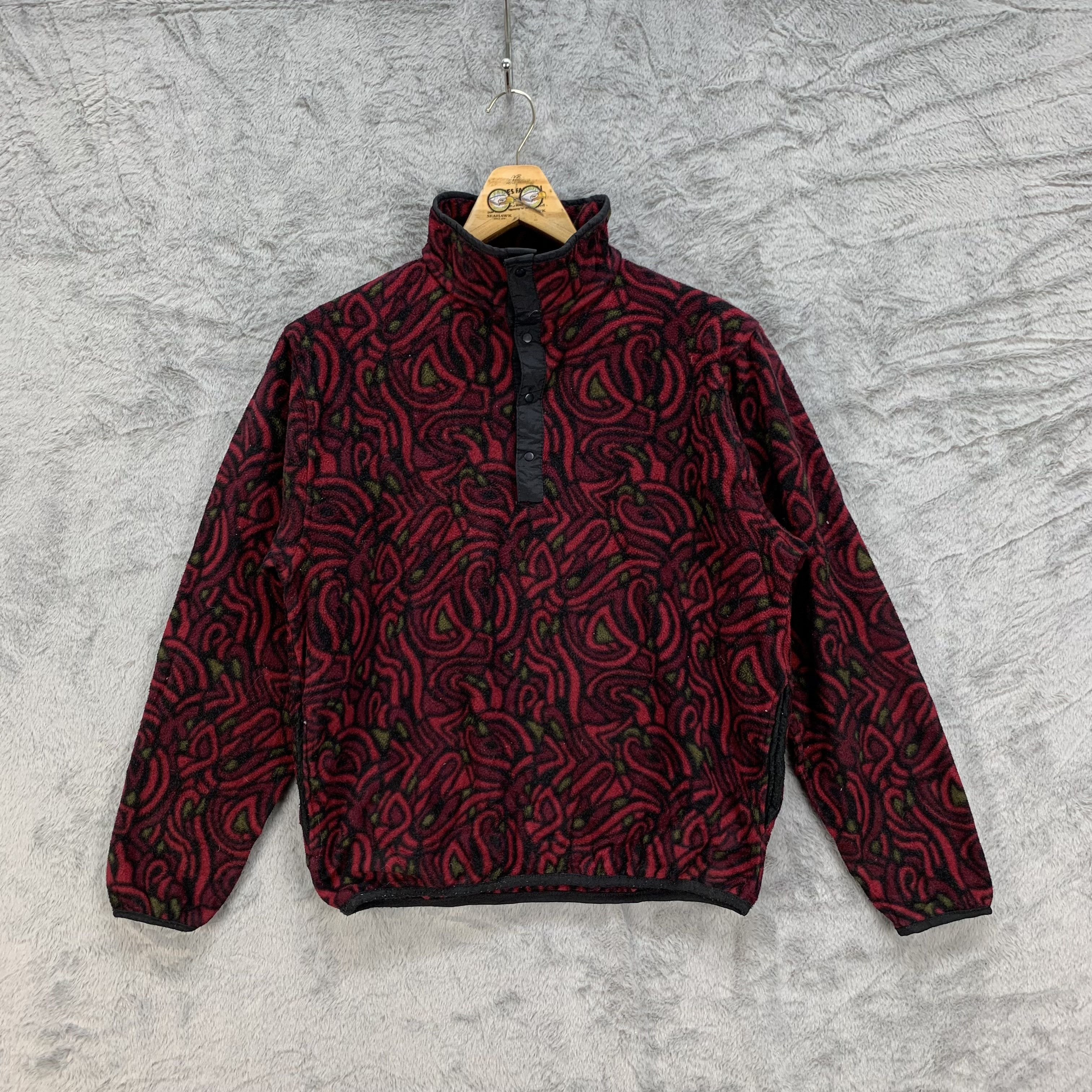 L.L. Bean Vintage L.L. Bean Snap Button Fleece Sweater #4369-141 Size US S / EU 44-46 / 1 - 1 Thumbnail
