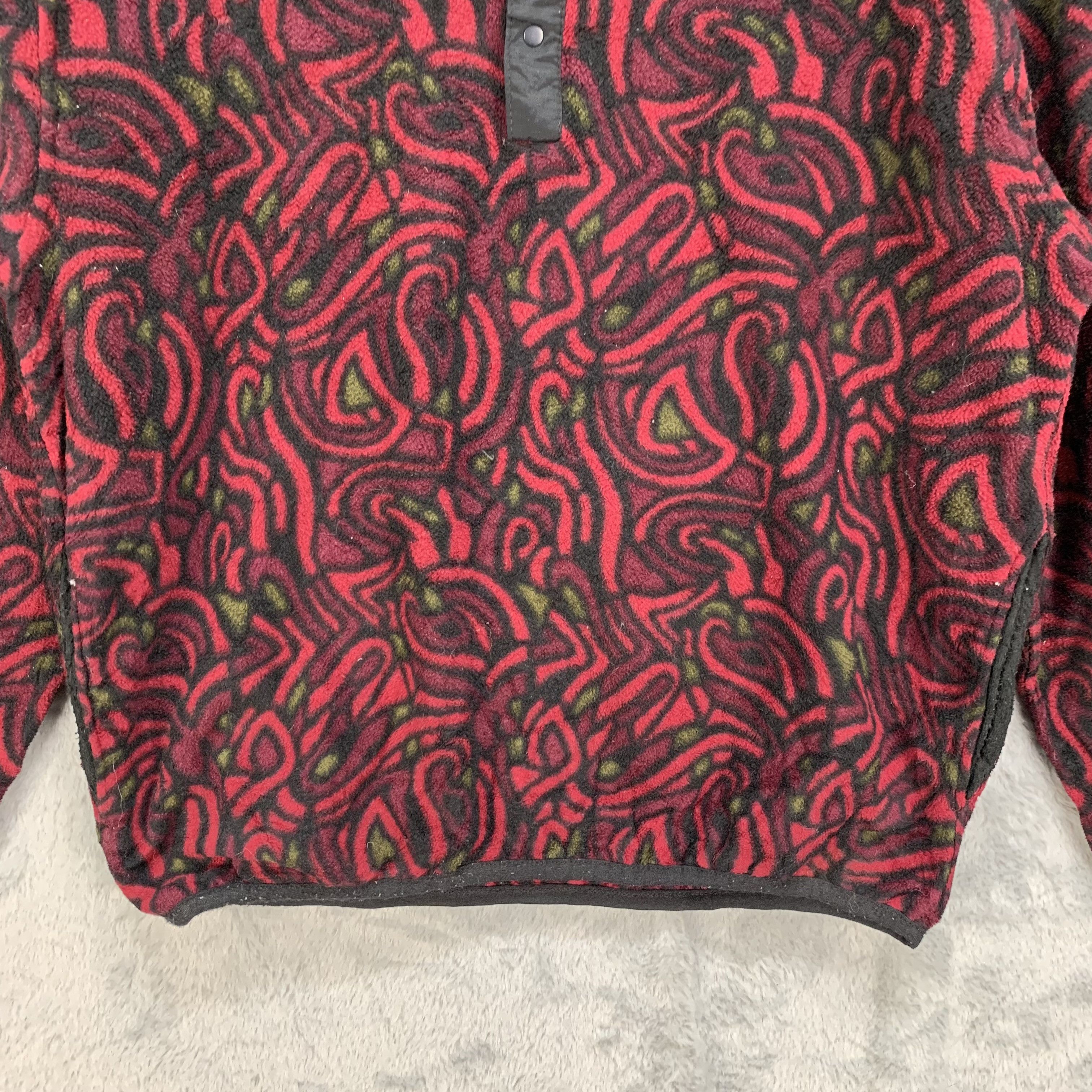 L.L. Bean Vintage L.L. Bean Snap Button Fleece Sweater #4369-141 Size US S / EU 44-46 / 1 - 3 Thumbnail