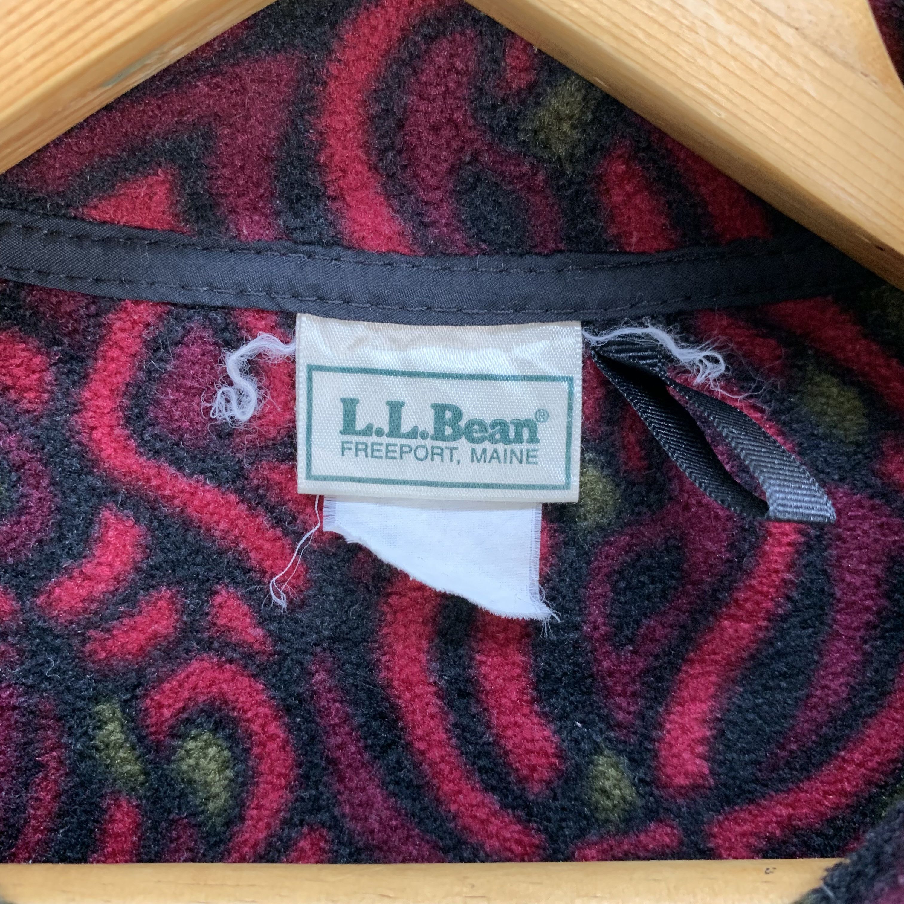 L.L. Bean Vintage L.L. Bean Snap Button Fleece Sweater #4369-141 Size US S / EU 44-46 / 1 - 6 Thumbnail