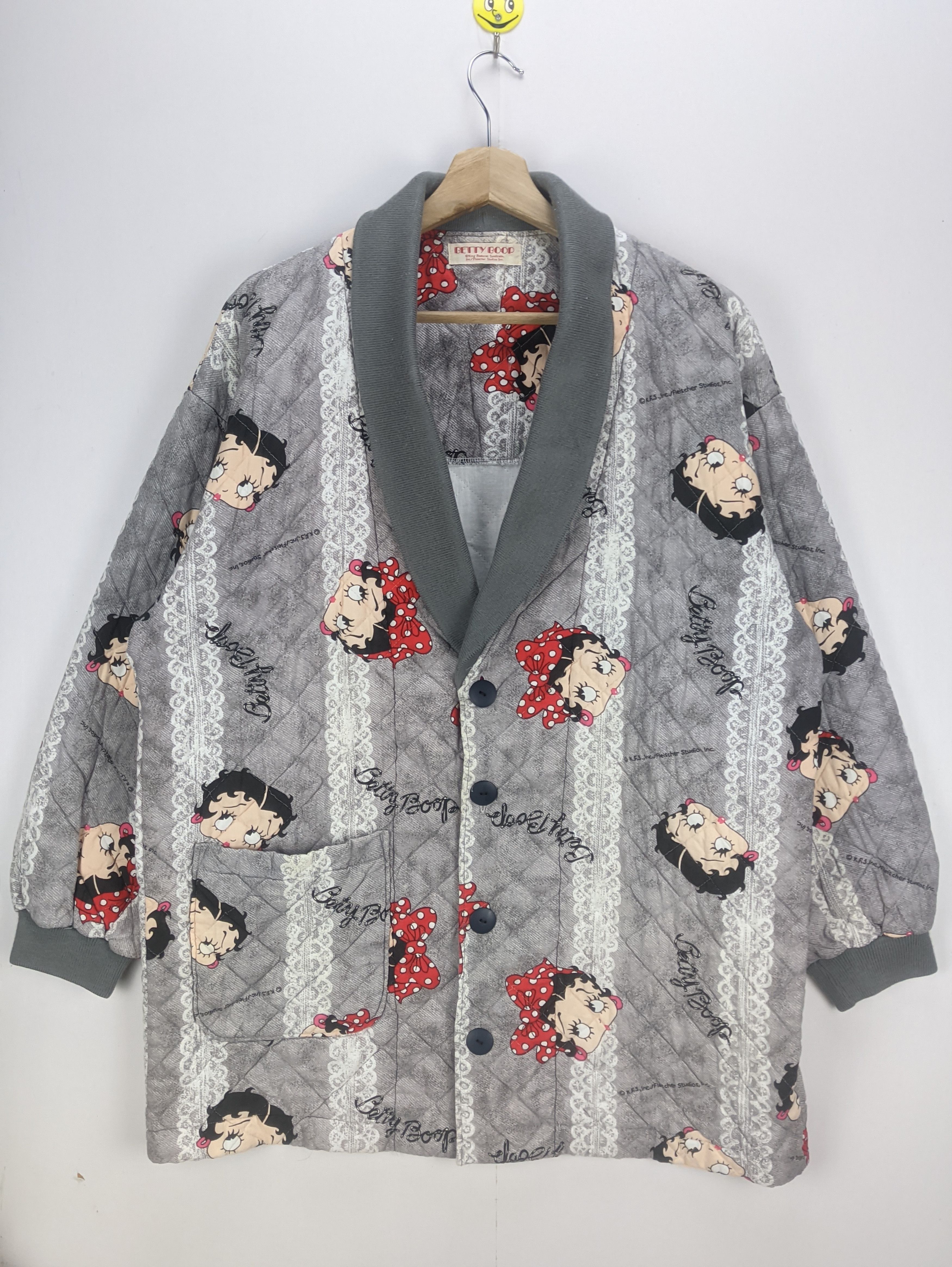 Vintage Steals🔥Vintage Cardigan Jacket Button Up by Betty Boop Size L / US 10 / IT 46 - 1 Thumbnail