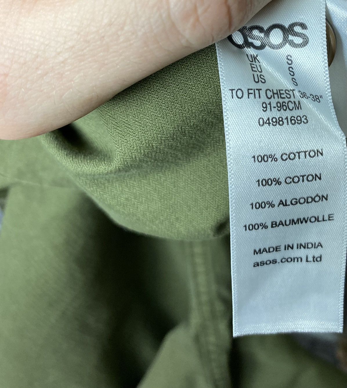 Asos ASOS Streetwear Multipocket Zip Up Shirt Size S Size US S / EU 44-46 / 1 - 5 Thumbnail