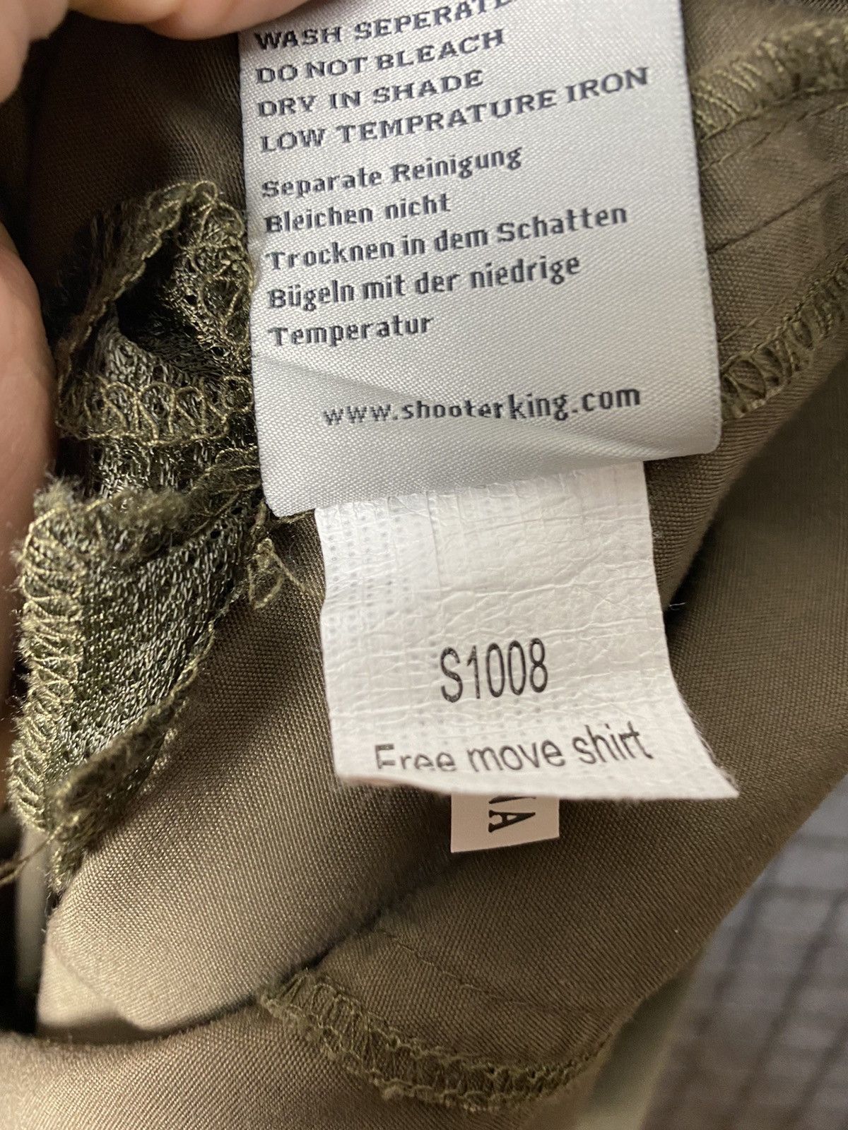 Band Tees Shooterking Outdoor Button Up Long Sleeve Shirt Size L Size US L / EU 52-54 / 3 - 8 Thumbnail
