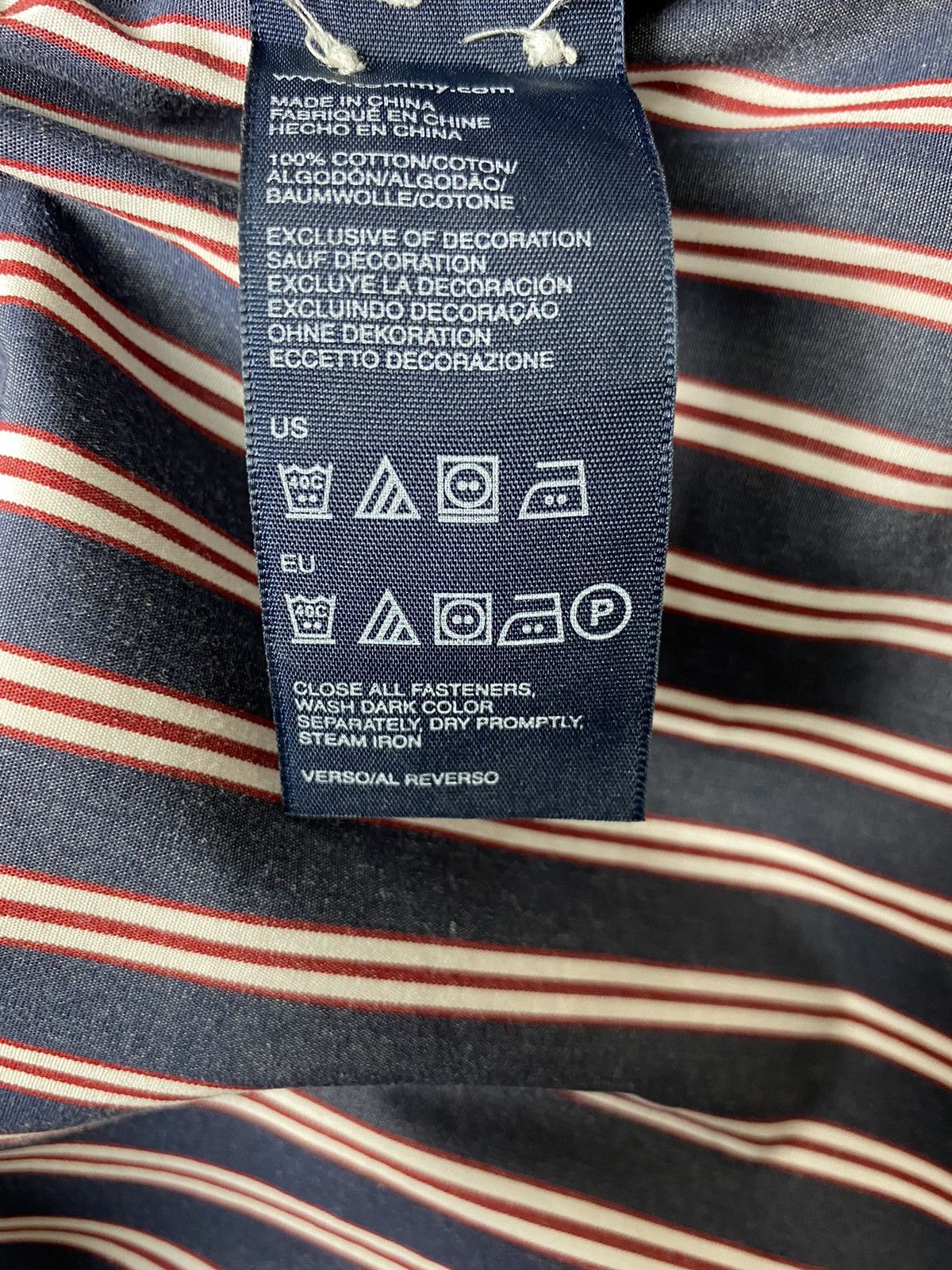 Tommy Hilfiger Tommy Hilfiger 80s Vintage Button Up Long Sleeve Shirt SizeL Size US L / EU 52-54 / 3 - 5 Thumbnail