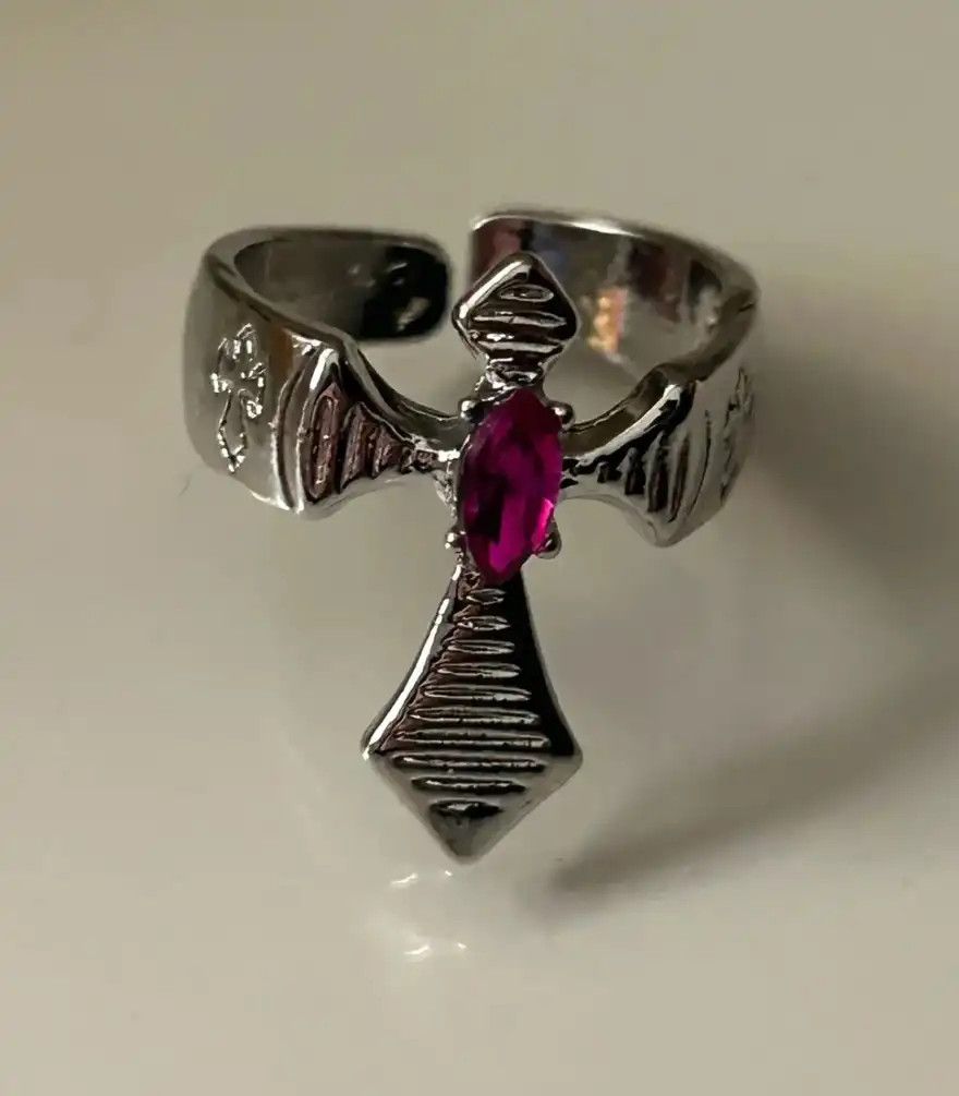 Jewelry Cross Exquisite Ring Size ONE SIZE - 1 Thumbnail
