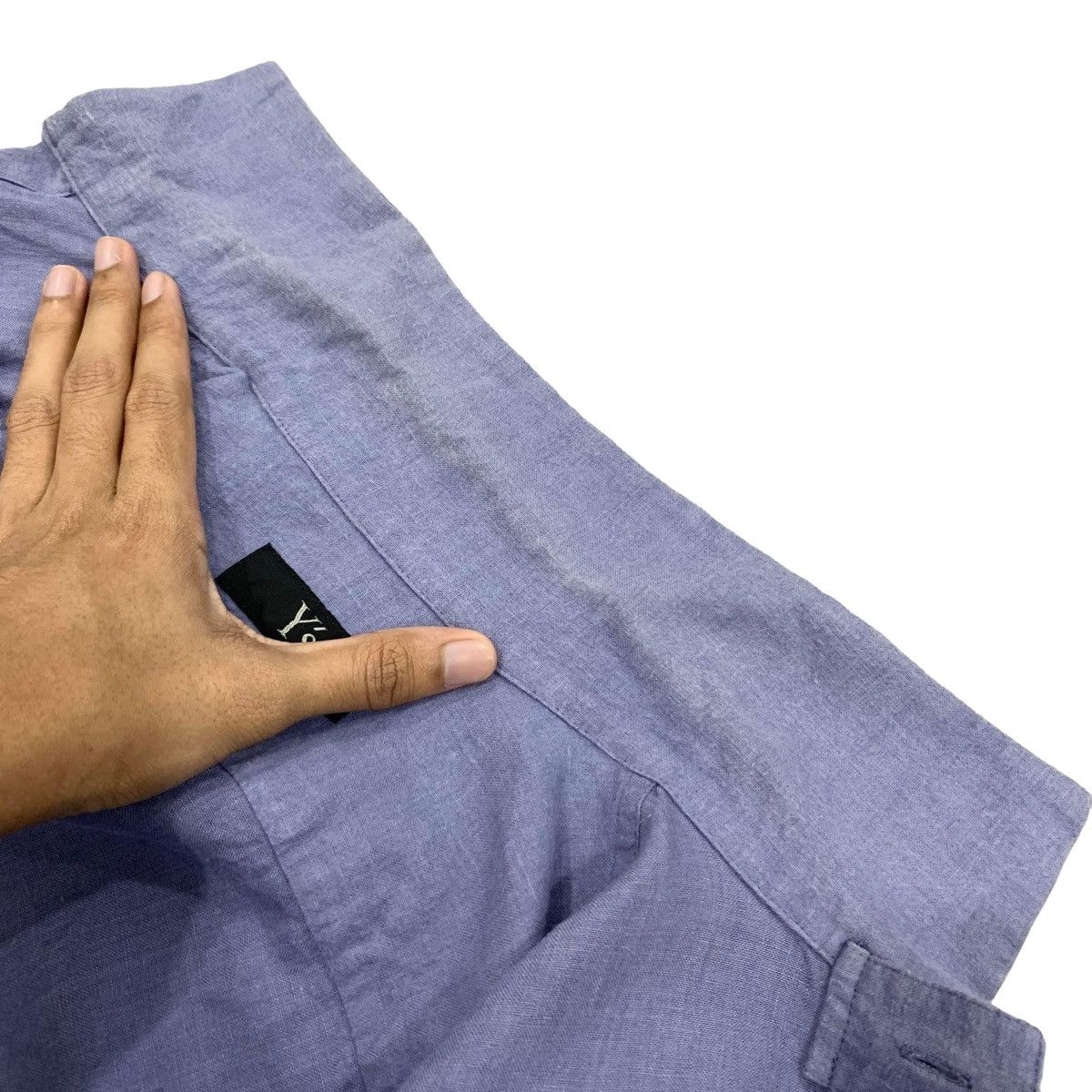 Yohji Yamamoto 🔥Y’s YOHJI YAMAMOTO BLUE CHAMBRAY BUTTON UP Size M / US 6-8 / IT 42-44 - 3 Thumbnail