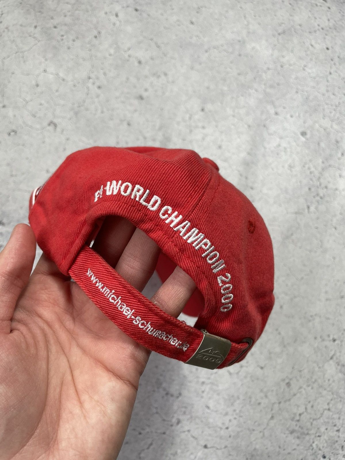 Ferrari × Formula 1 Racing cap F1 World Champion 2000 Michael Schumacher NASCAR Size ONE SIZE - 7 Thumbnail