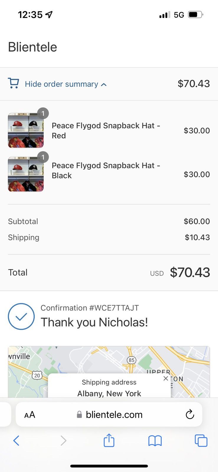 Other Blientele Griselda Peace Flygod Westside snapback hat red Size ONE SIZE - 6 Thumbnail