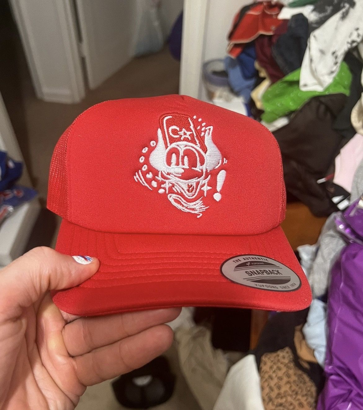 Other Blientele Griselda Peace Flygod Westside snapback hat red Size ONE SIZE - 4 Thumbnail