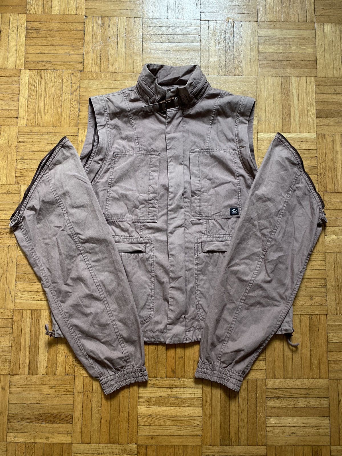 image of Vintage Hai Sporting Gear Transformer Light Jacket in Khaki, Men's (Size Medium)