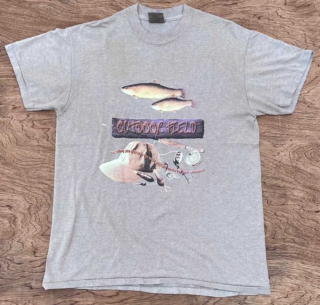 Vintage Vintage Tee Outdoor Field Fishing gear A26 Size US M / EU 48-50 / 2 - 1 Thumbnail