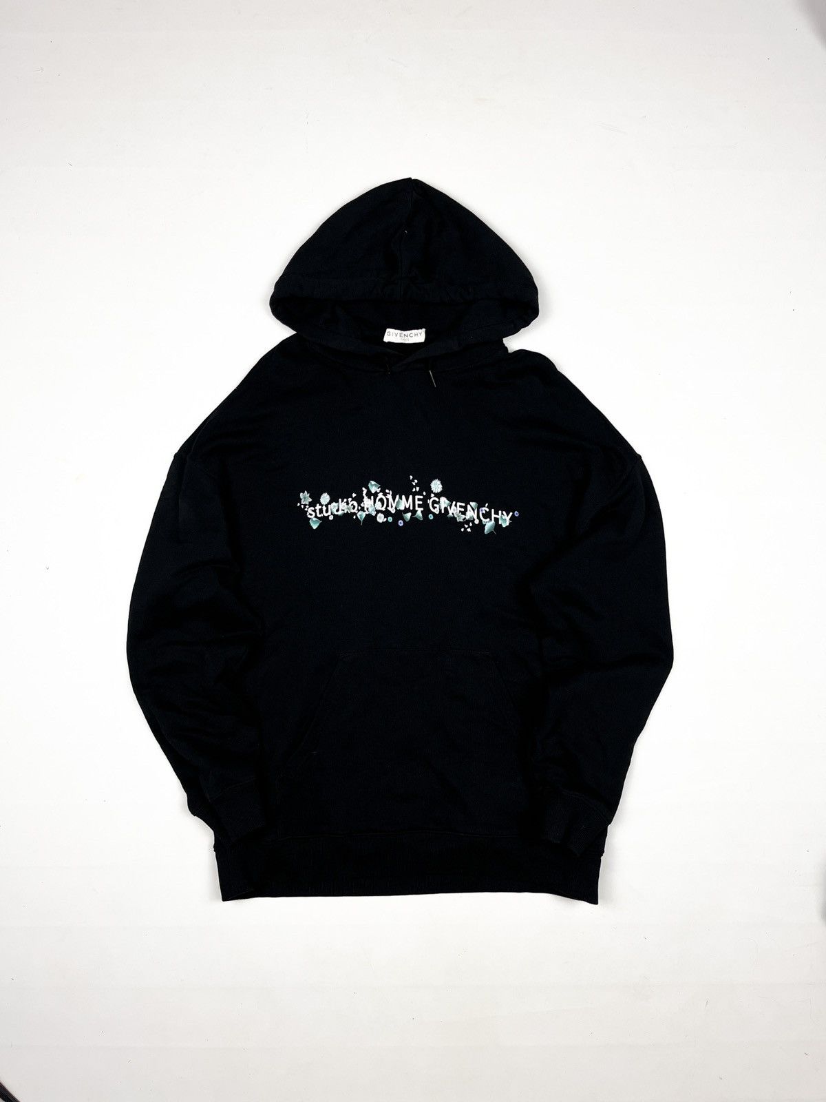 Givenchy black floral hoodie - Main Image