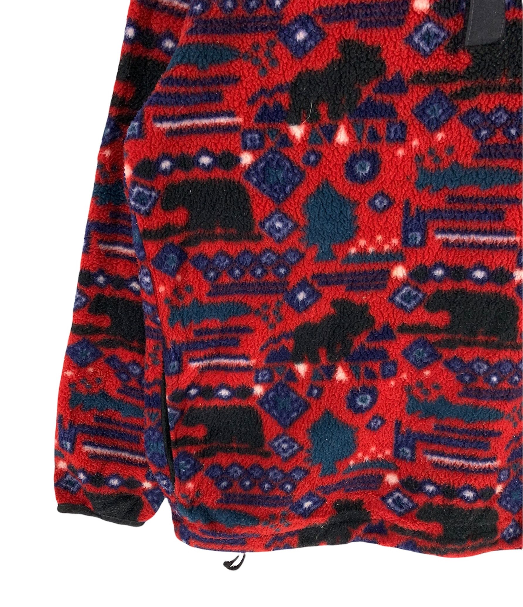 L.L. Bean × Vintage LL Bean allover print vintage 90s fleece jacket Size US M / EU 48-50 / 2 - 4 Thumbnail