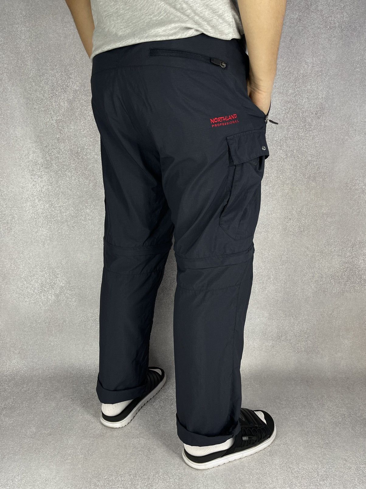 Mens Northland Prof Cargo Pants 2in1 Gorpcore Multipocket