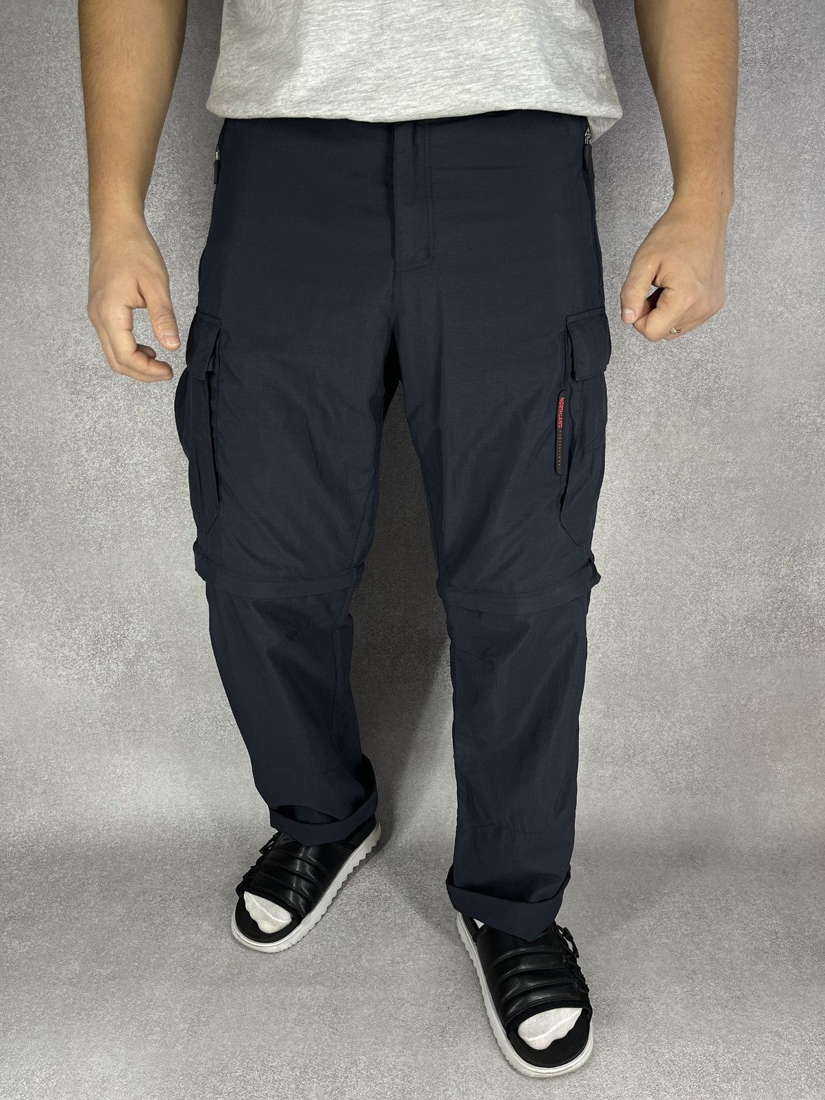 Mens Northland Prof Cargo Pants 2in1 Gorpcore Multipocket