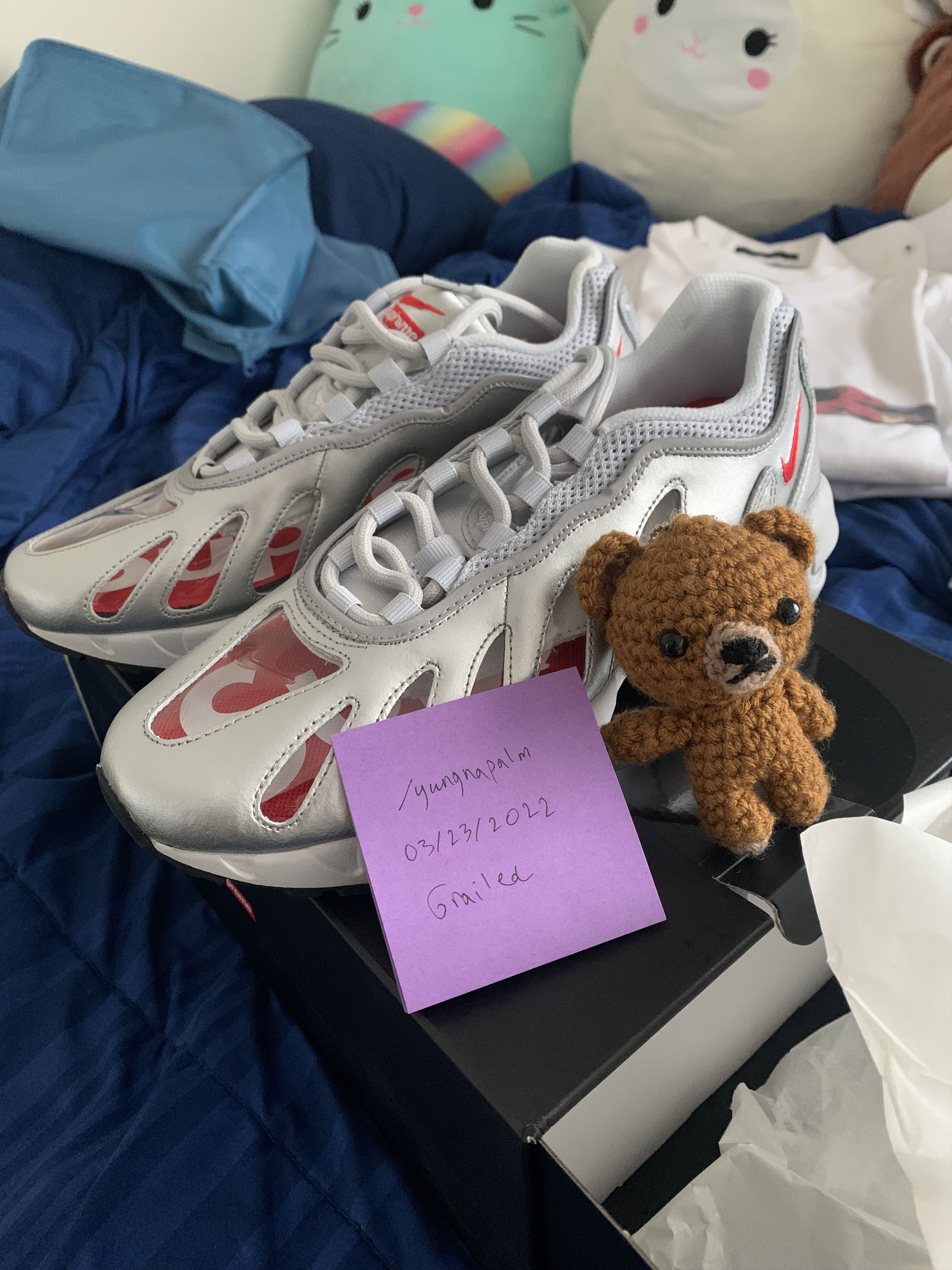 Nike × Supreme Supreme/Nike Air Max 96 Size US 9 / EU 42 - 6 Thumbnail