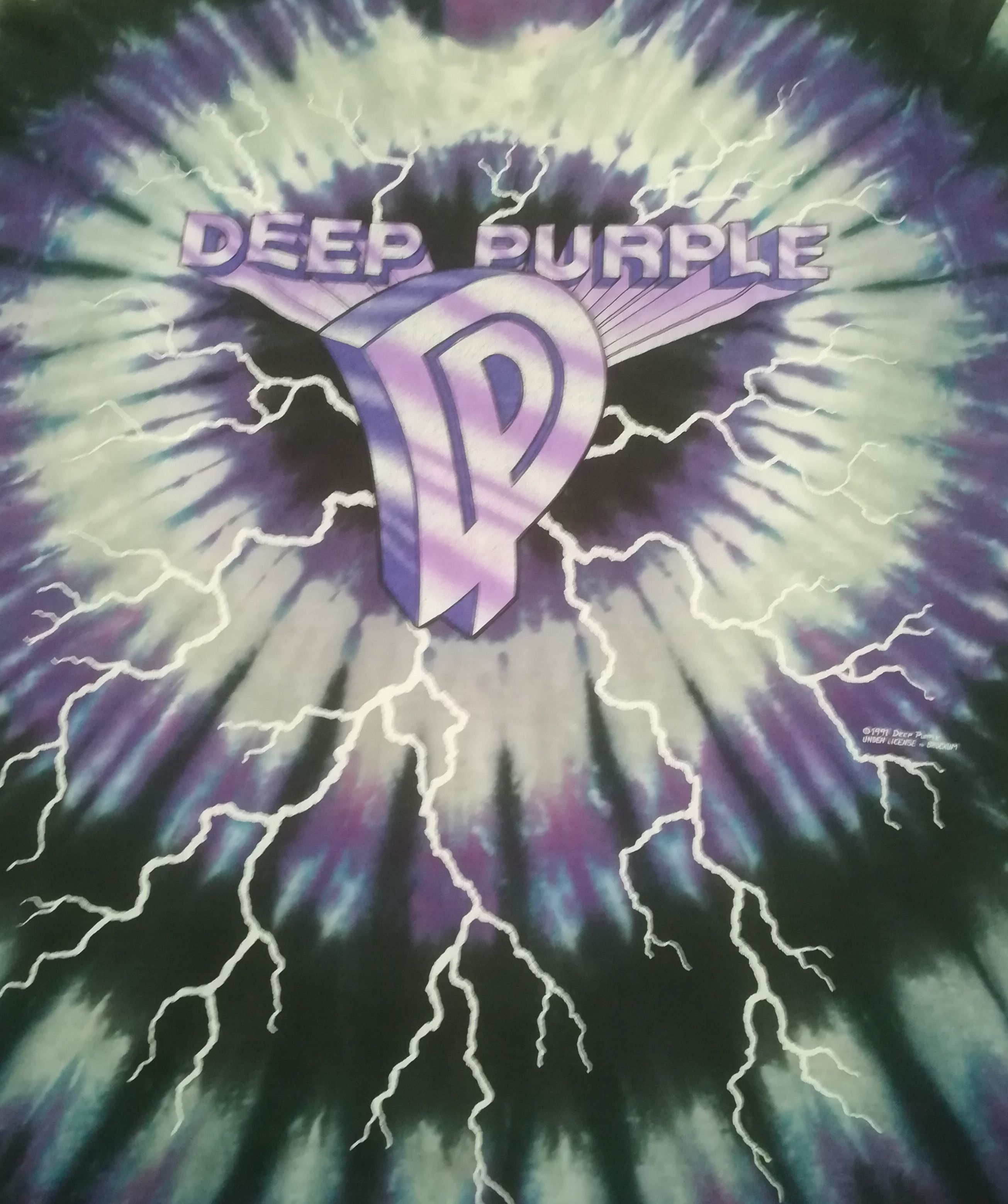 Band Tees × Liquid Blue Vintage Rare Liqiud Blue Tie Dye Deep Purple Band Size US XL / EU 56 / 4 - 3 Thumbnail