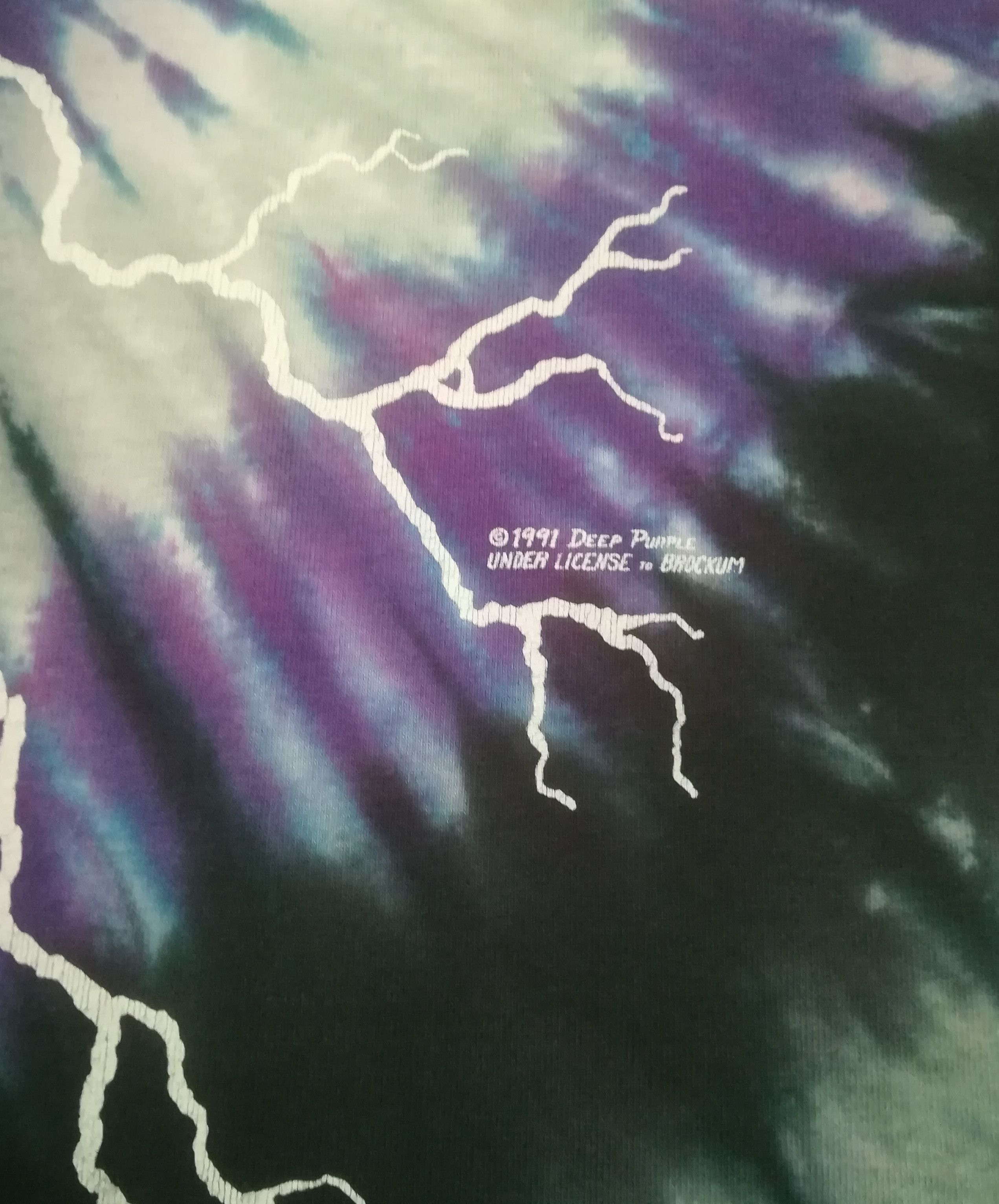 Band Tees × Liquid Blue Vintage Rare Liqiud Blue Tie Dye Deep Purple Band Size US XL / EU 56 / 4 - 4 Thumbnail