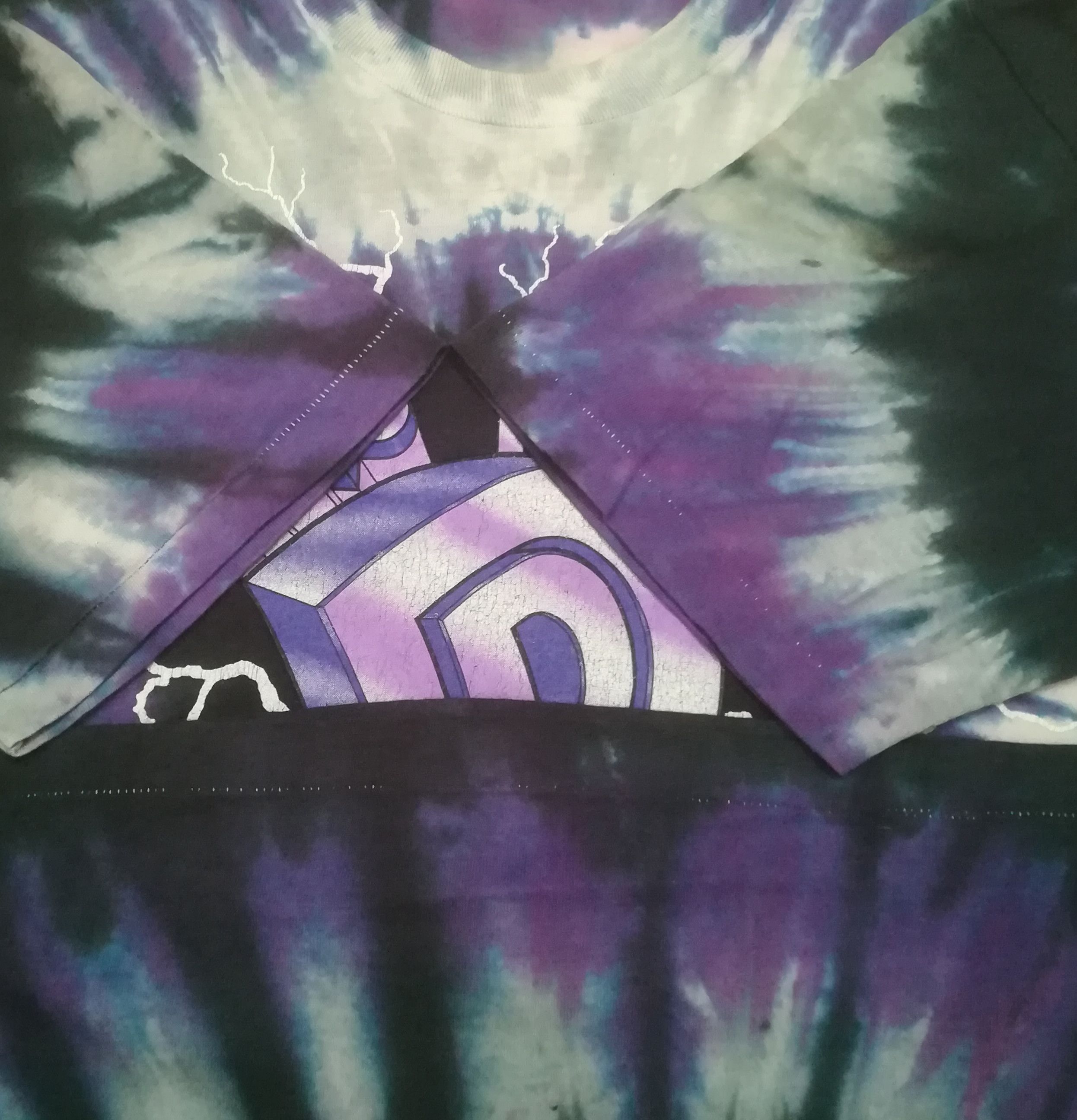 Band Tees × Liquid Blue Vintage Rare Liqiud Blue Tie Dye Deep Purple Band Size US XL / EU 56 / 4 - 5 Thumbnail