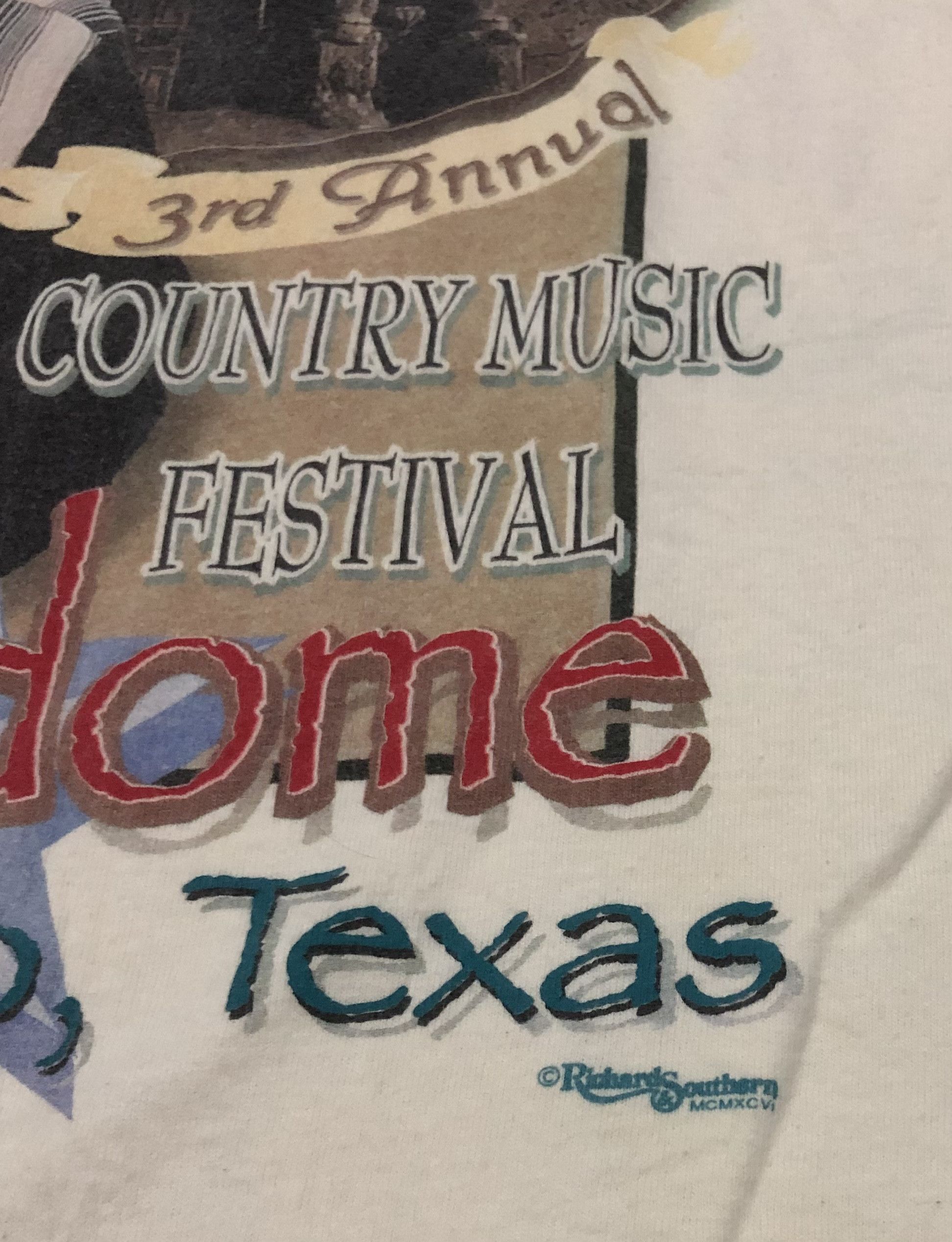 Band Tees × Vintage Vintage George Strait Country Music Festival Tshirt Size US L / EU 52-54 / 3 - 4 Thumbnail