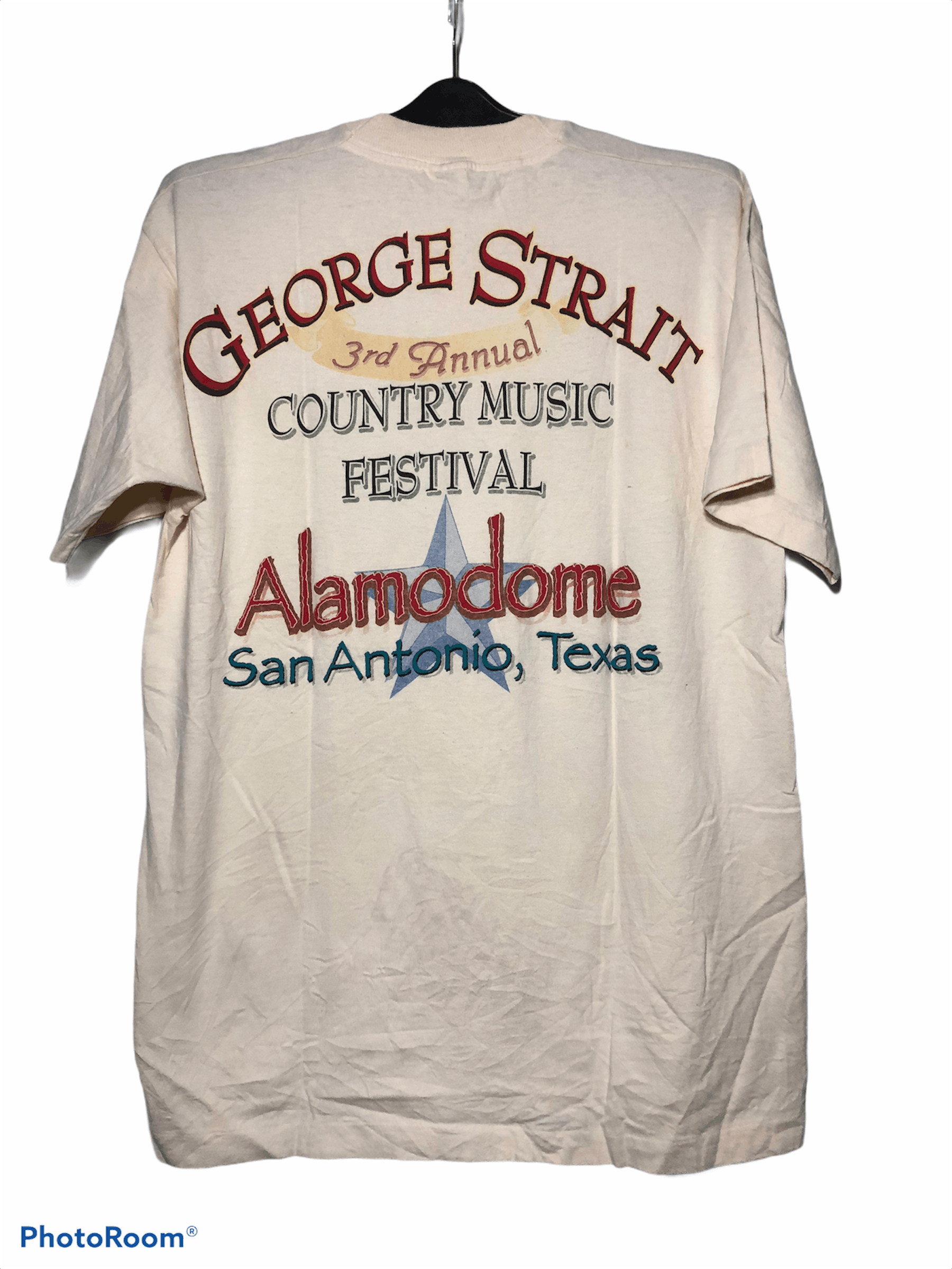 Band Tees × Vintage Vintage George Strait Country Music Festival Tshirt Size US L / EU 52-54 / 3 - 2 Thumbnail