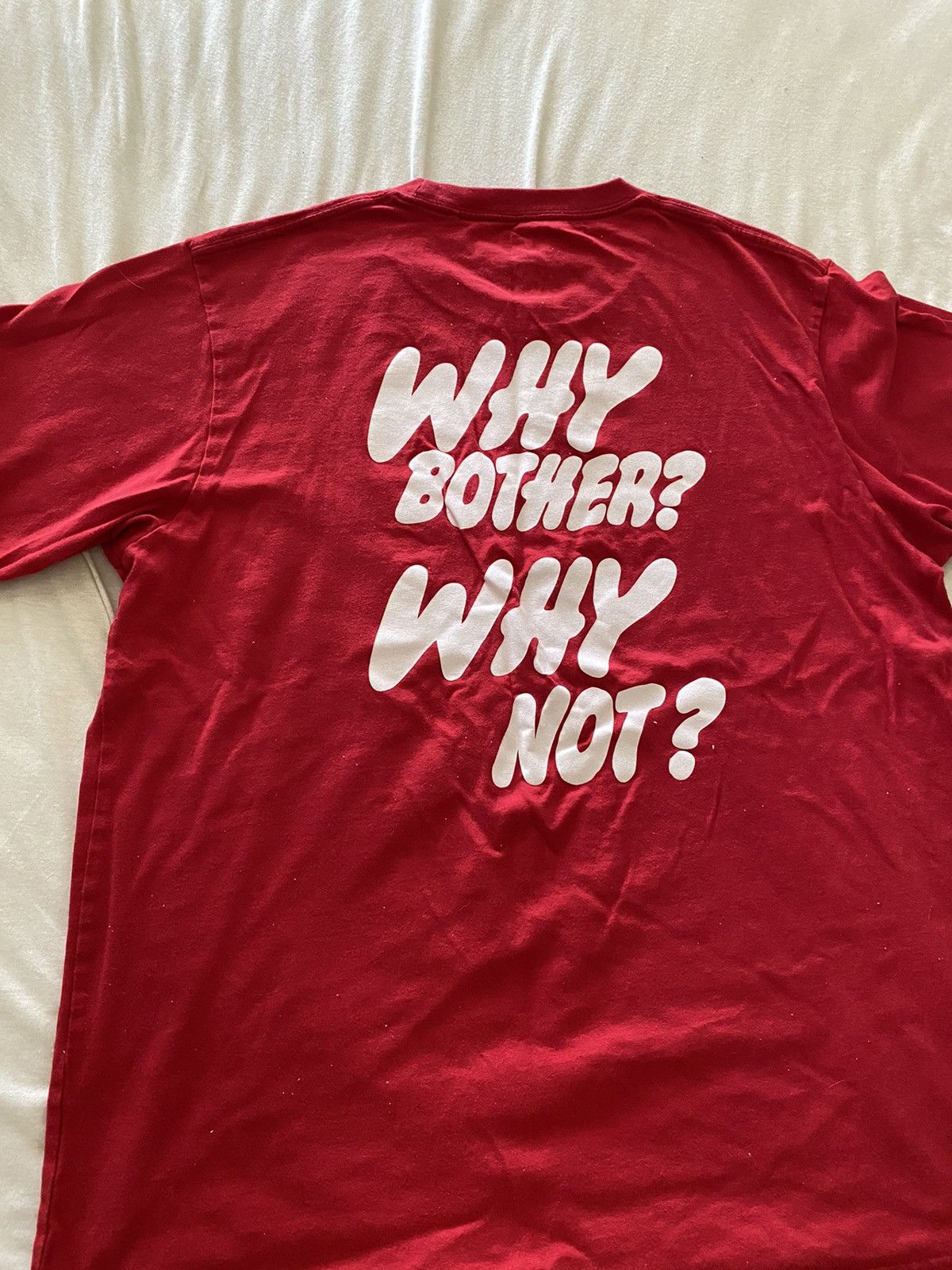 Uniqlo Verdy X Uniqlo Why Bother? Tee Size US L / EU 52-54 / 3 - 4 Thumbnail