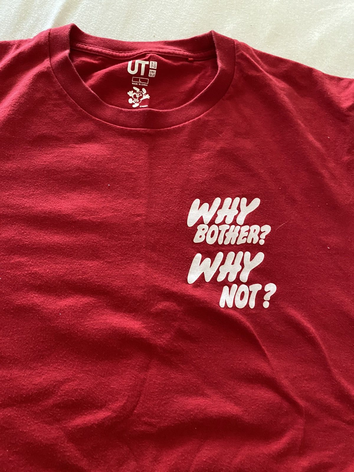 Uniqlo Verdy X Uniqlo Why Bother? Tee Size US L / EU 52-54 / 3 - 2 Thumbnail