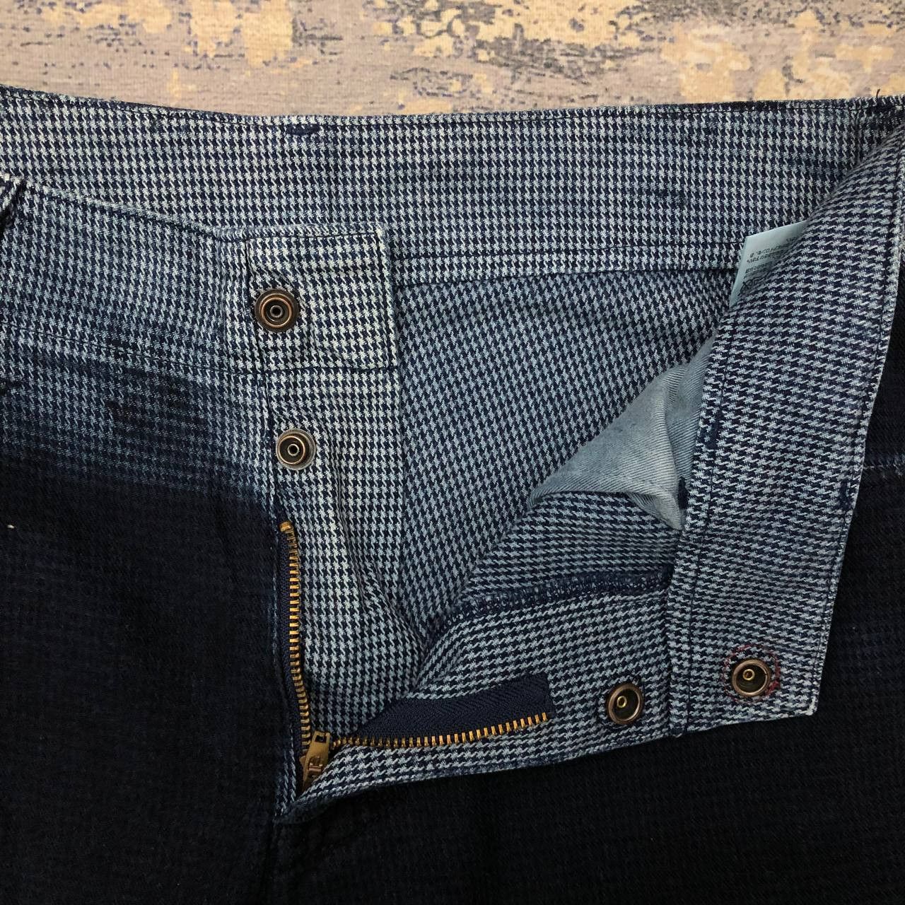 Japanese Brand × Levi's P33 RARE BAGGY LEVI'S HOUNDSTOOTH JEANS Size US 35 - 7 Thumbnail