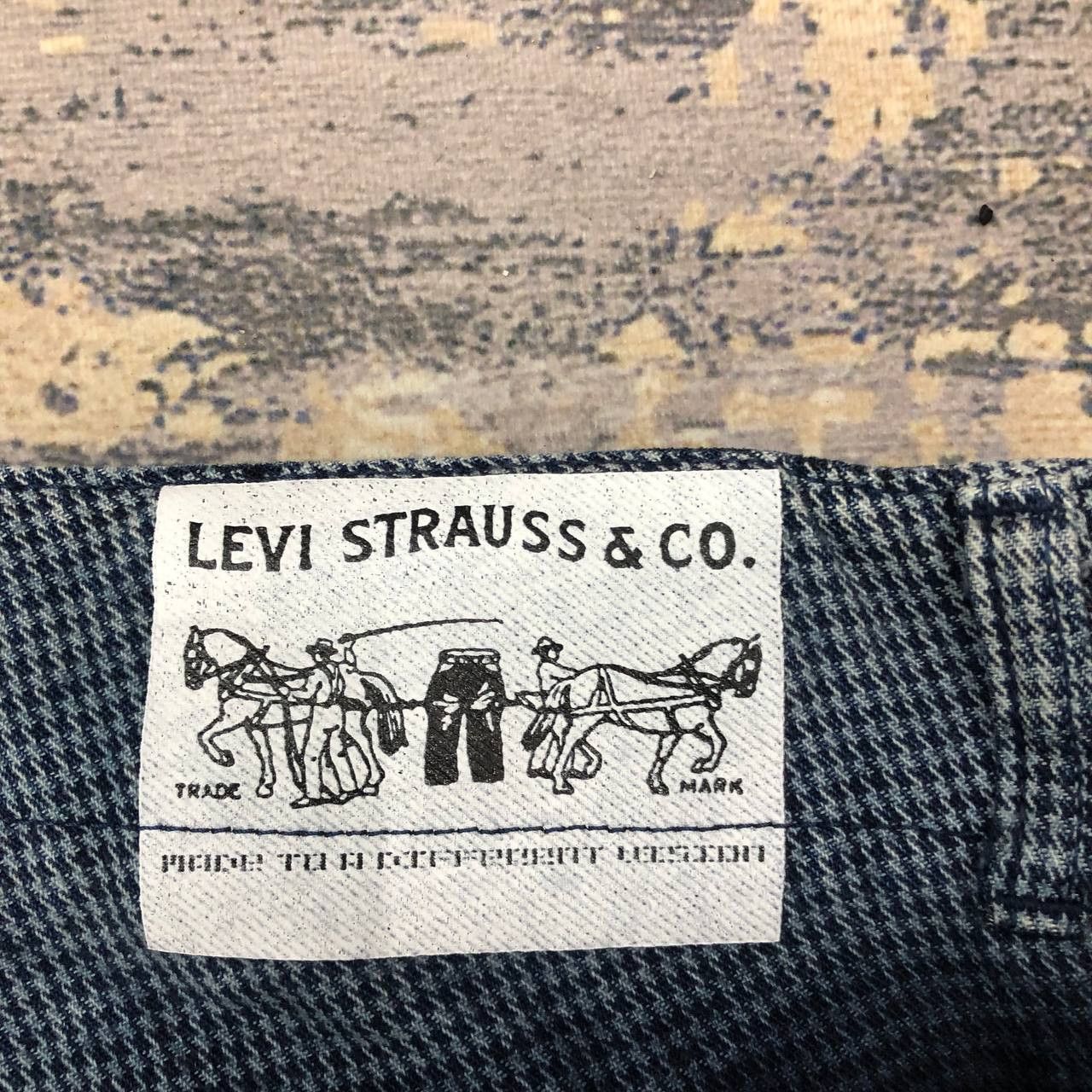 Japanese Brand × Levi's P33 RARE BAGGY LEVI'S HOUNDSTOOTH JEANS Size US 35 - 3 Thumbnail