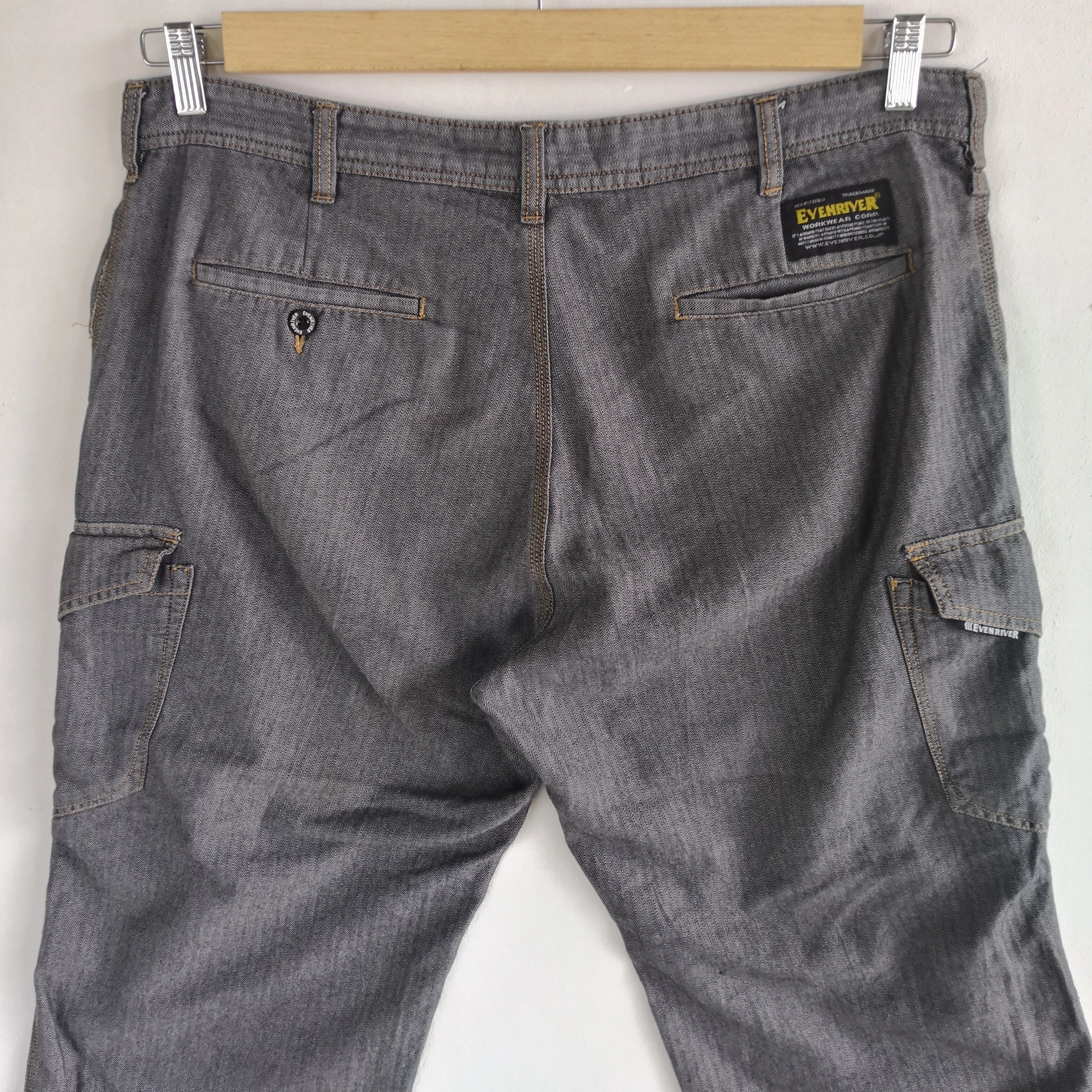 Japanese Brand × Vintage Japanese Cargo Pants Multi Pocket Fatigue Trousers Pants Size US 38 / EU 54 - 4 Thumbnail