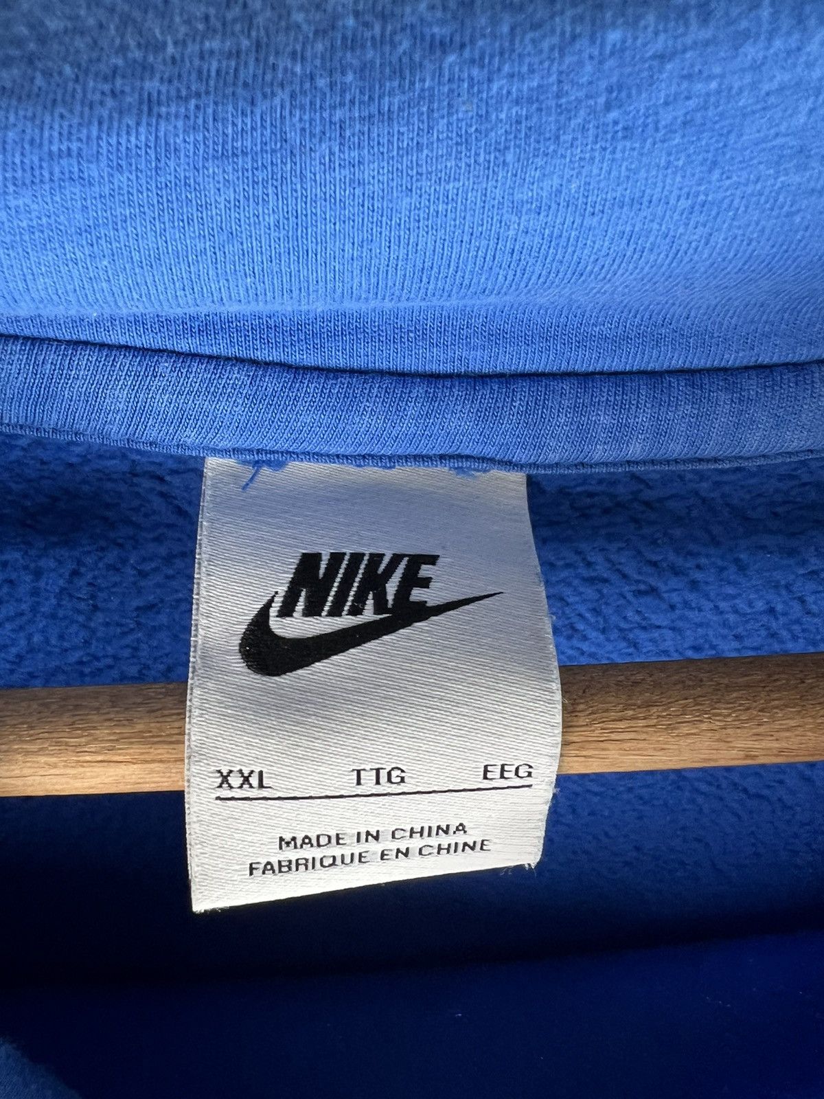 Nike Nike blue hoodie Size US XXL / EU 58 / 5 - 3 Thumbnail