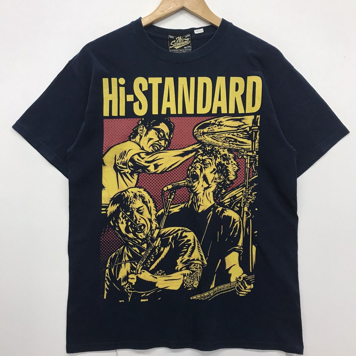 Band Tees × Japanese Brand × Vintage Vintage Hi standard japan rock band tees Size US M / EU 48-50 / 2 - 2 Thumbnail