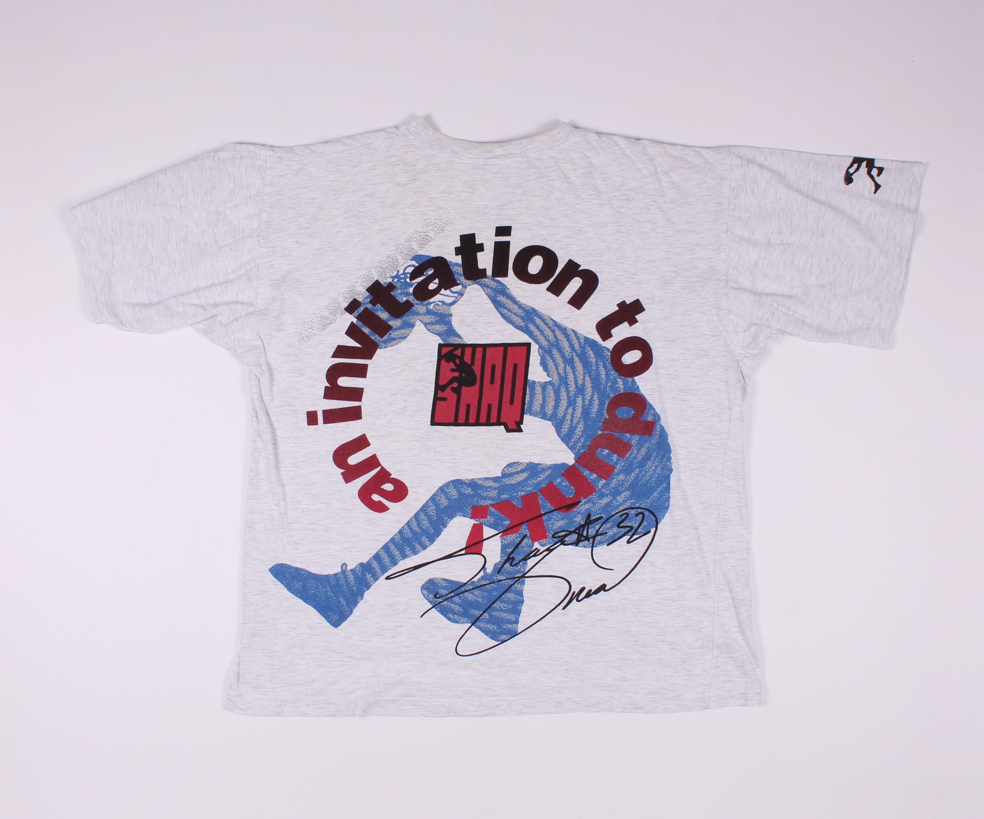 NBA × Reebok Vintage Reebok Shaquille O Neal Print T-shirt Size US L / EU 52-54 / 3 - 1 Thumbnail