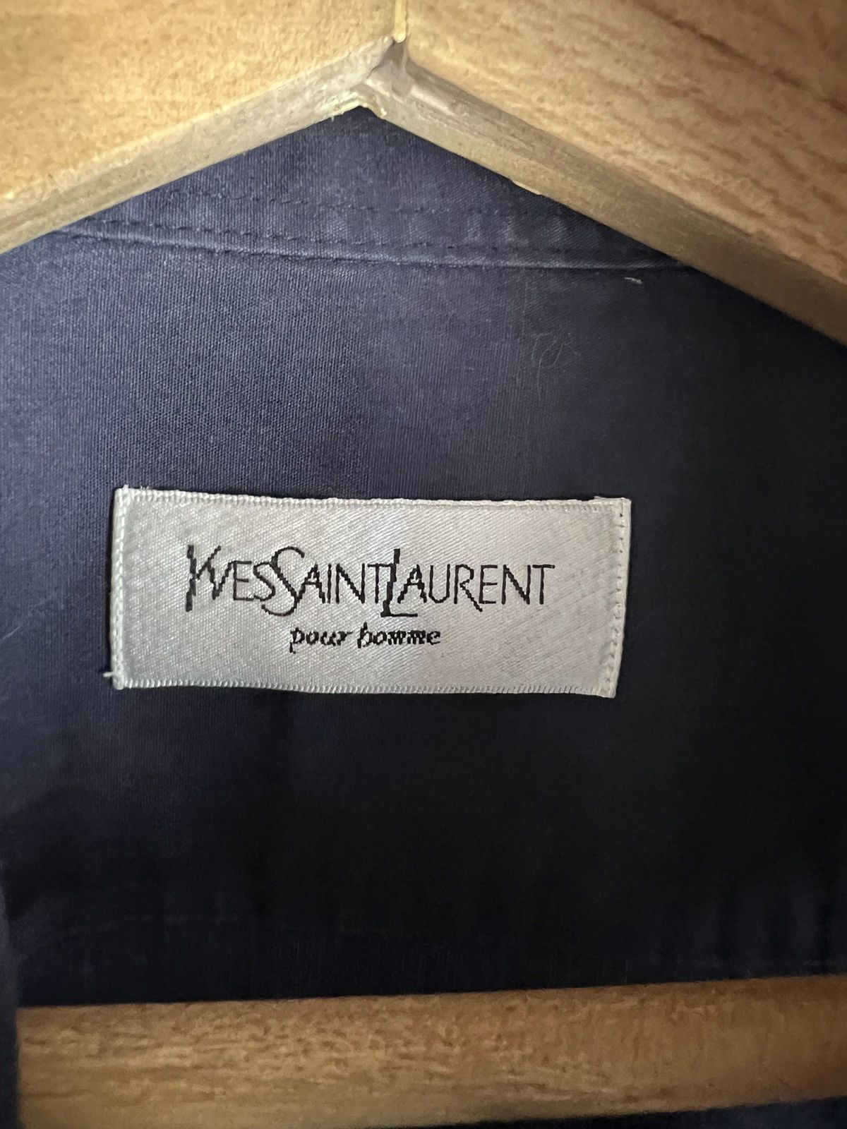 Vintage Vintage Yves Saint Laurent Paris button up shirt Size US M / EU 48-50 / 2 - 3 Thumbnail