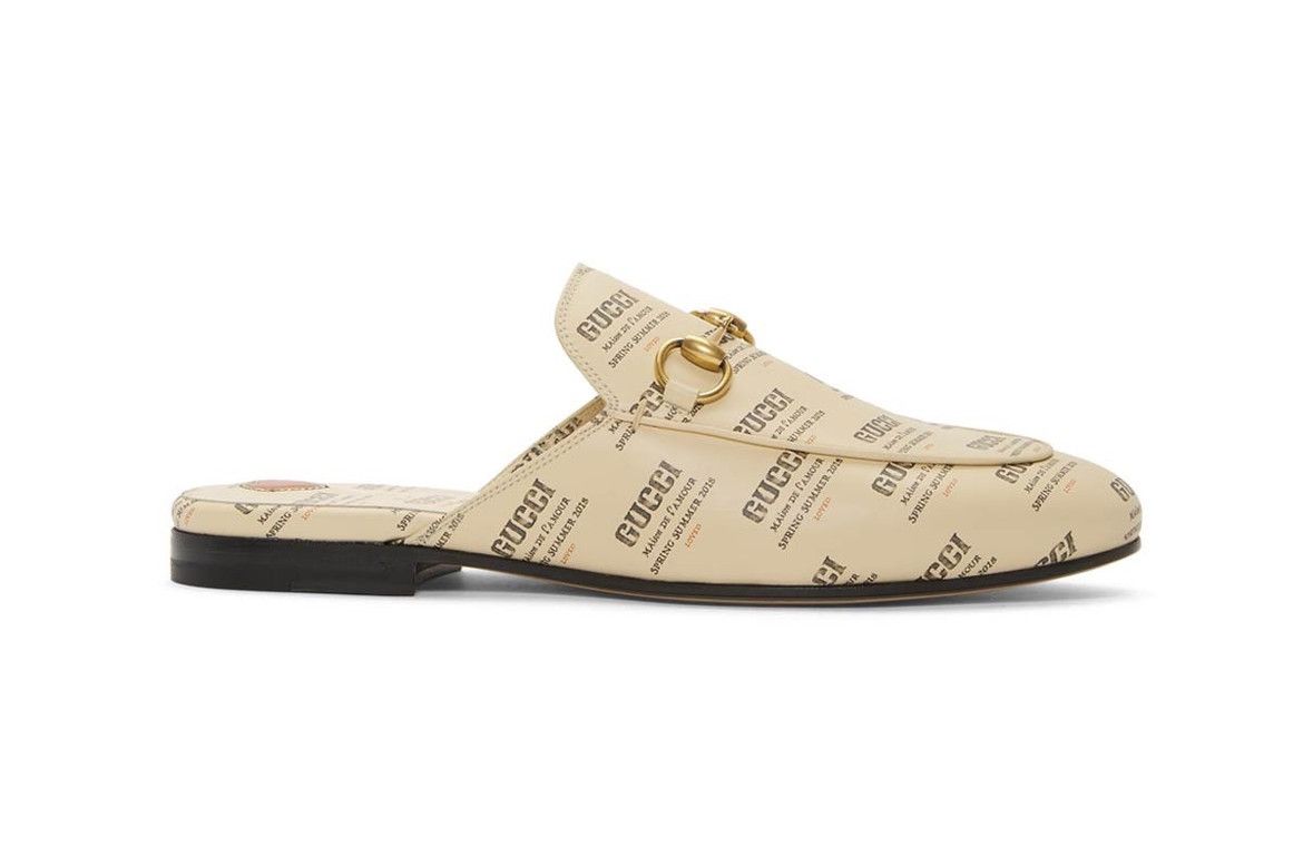 Gucci Gucci BNIB Princetown Logo Loved Slippers Leather Size 36.5 Size US 6.5 / IT 36.5 - 2 Thumbnail