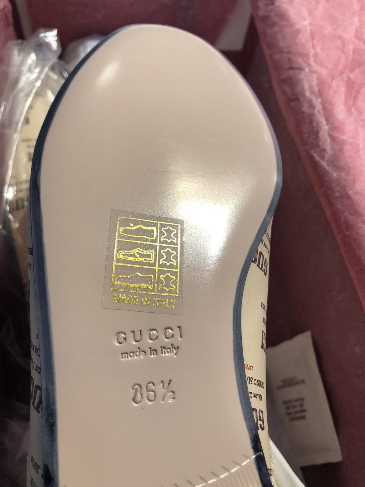 Gucci Gucci BNIB Princetown Logo Loved Slippers Leather Size 36.5 Size US 6.5 / IT 36.5 - 6 Thumbnail